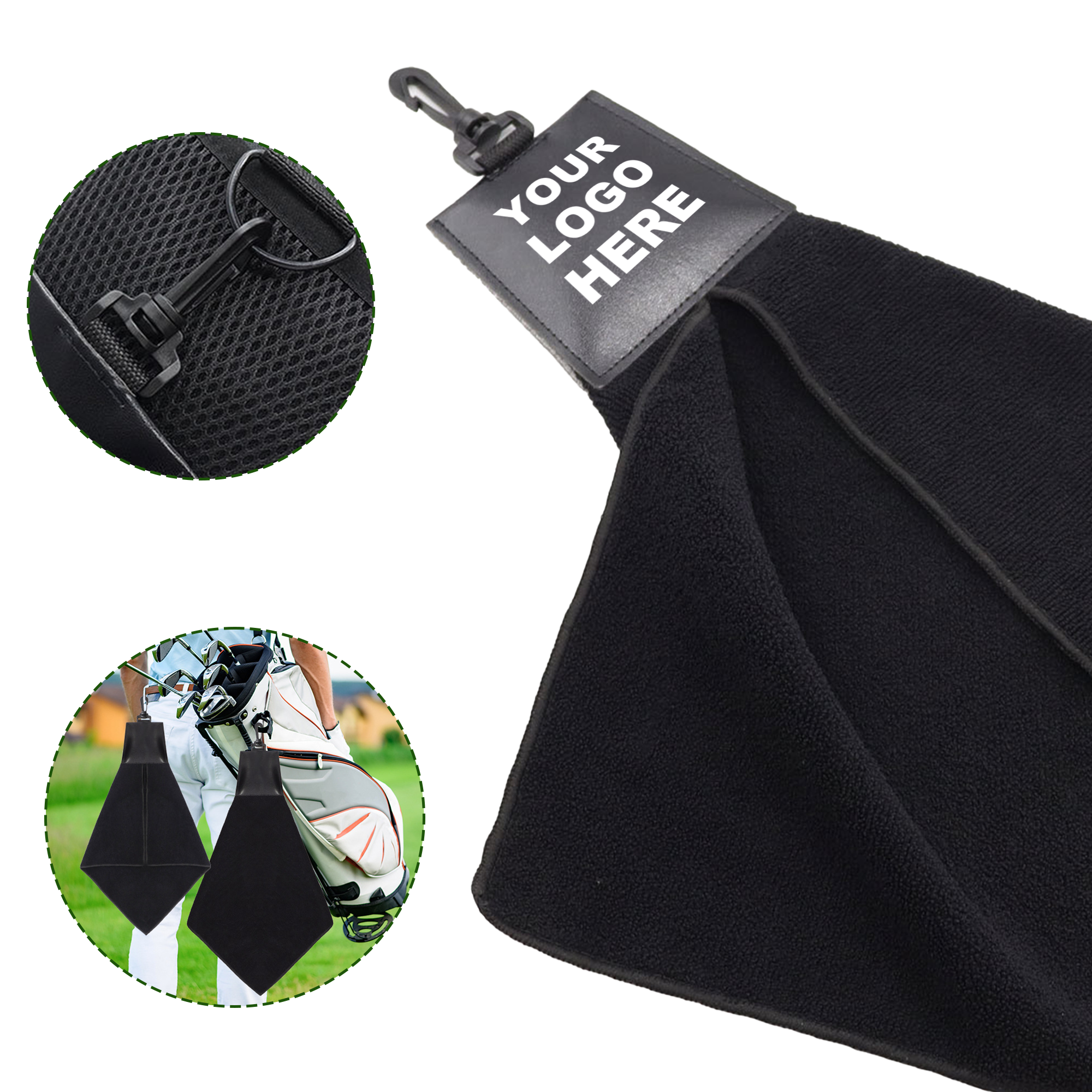 Custom Microfiber Golf Towel 1