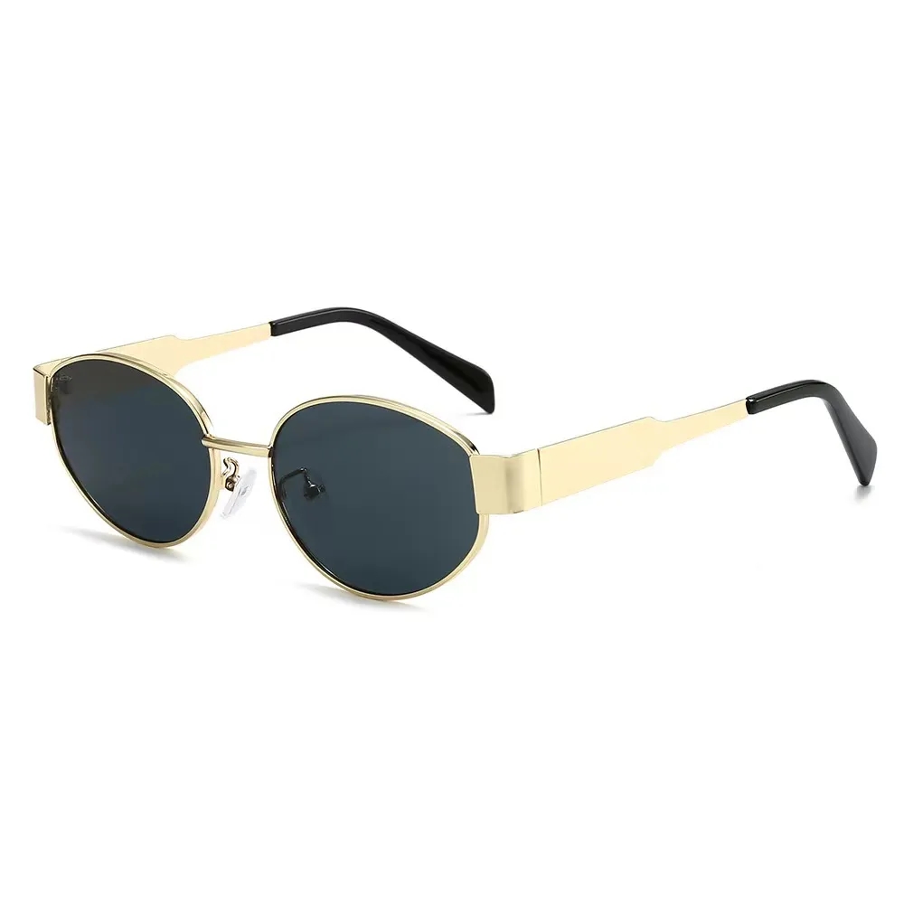 Retro Oval Sunglasses Trendy Sun Glasses 6