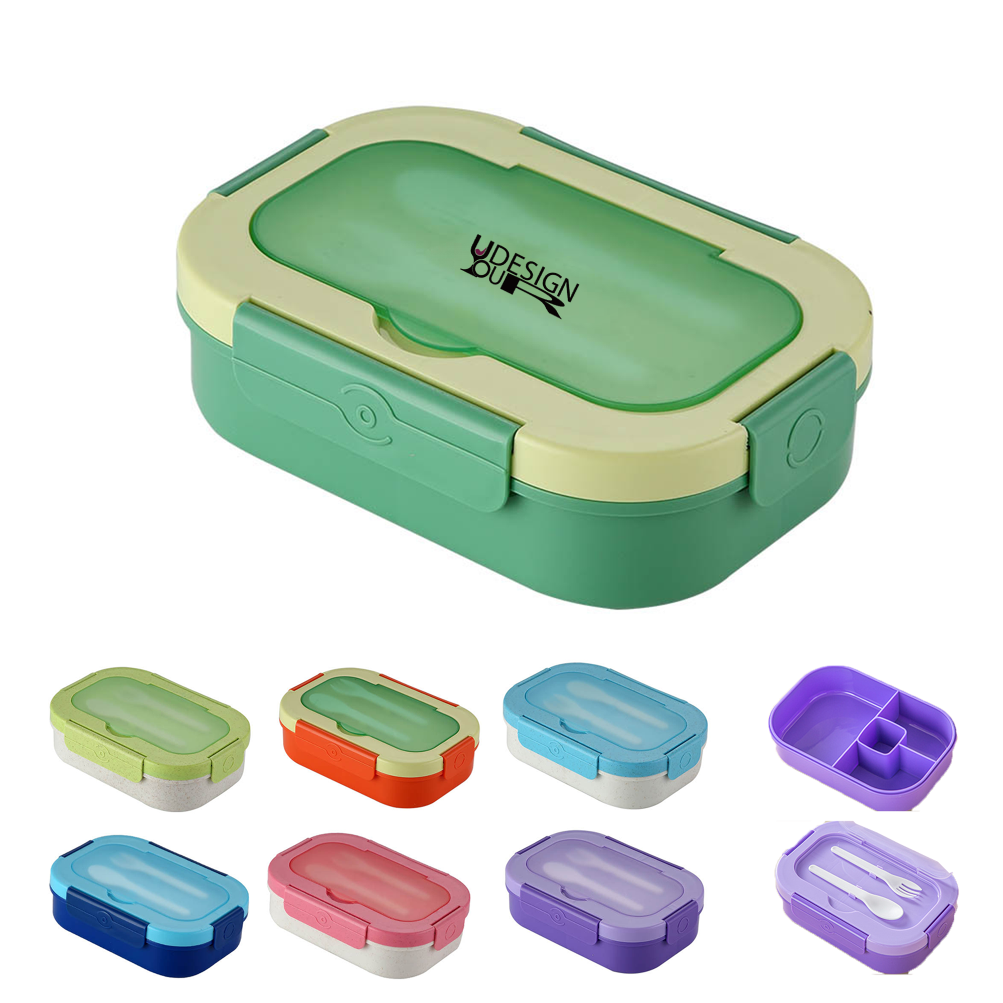 44oz Kids Lunch Box - 4-Compartment, Leak-Proof 3