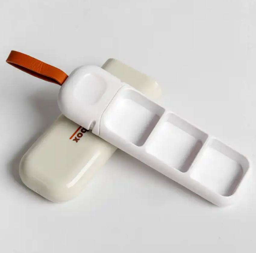 3 Compartment Pill Box 2