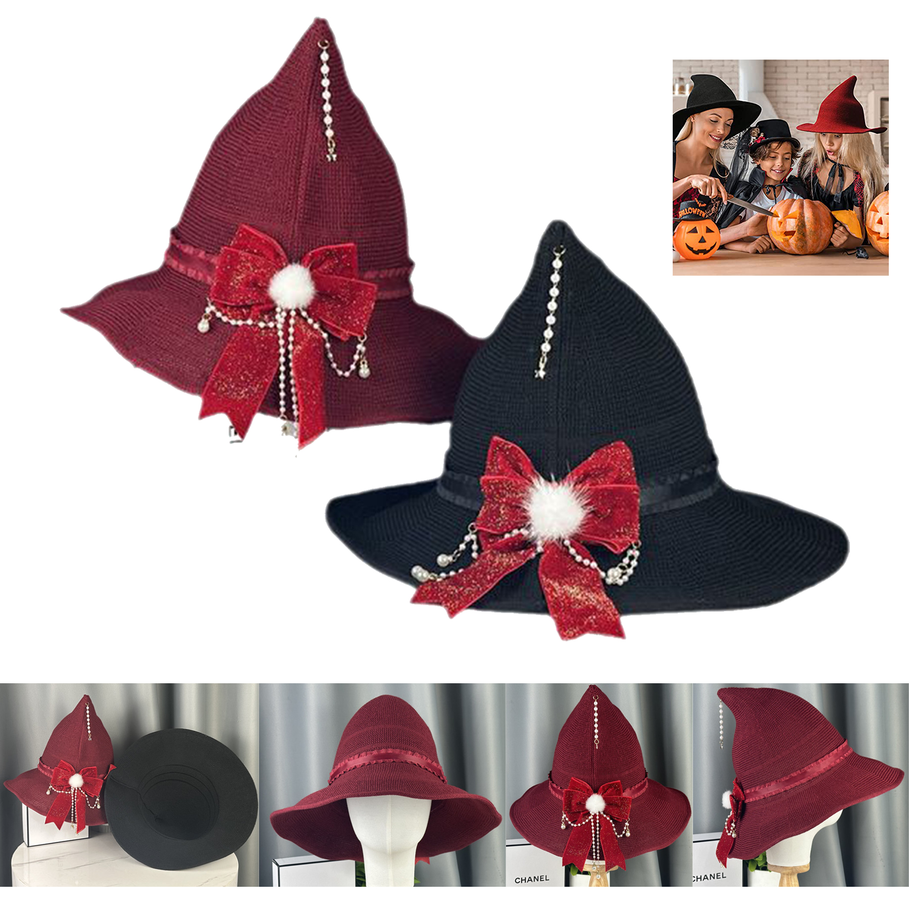 Halloween Adult Witches Hat 1