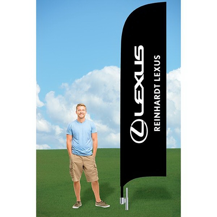 11ft Wind Flag with Ground Stake-single 1