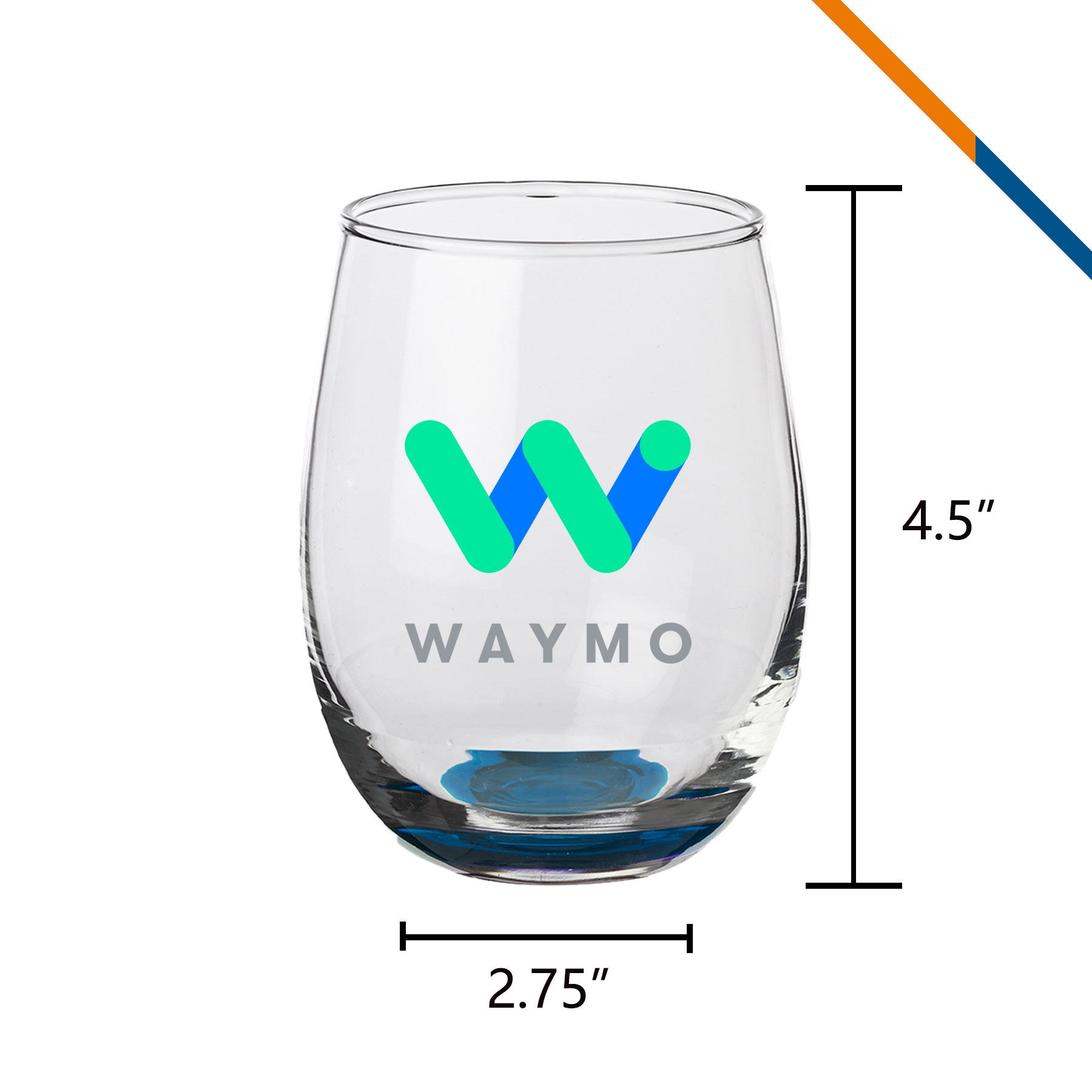 Mangia Stemless Wine Glasses - 17 OZ. 13