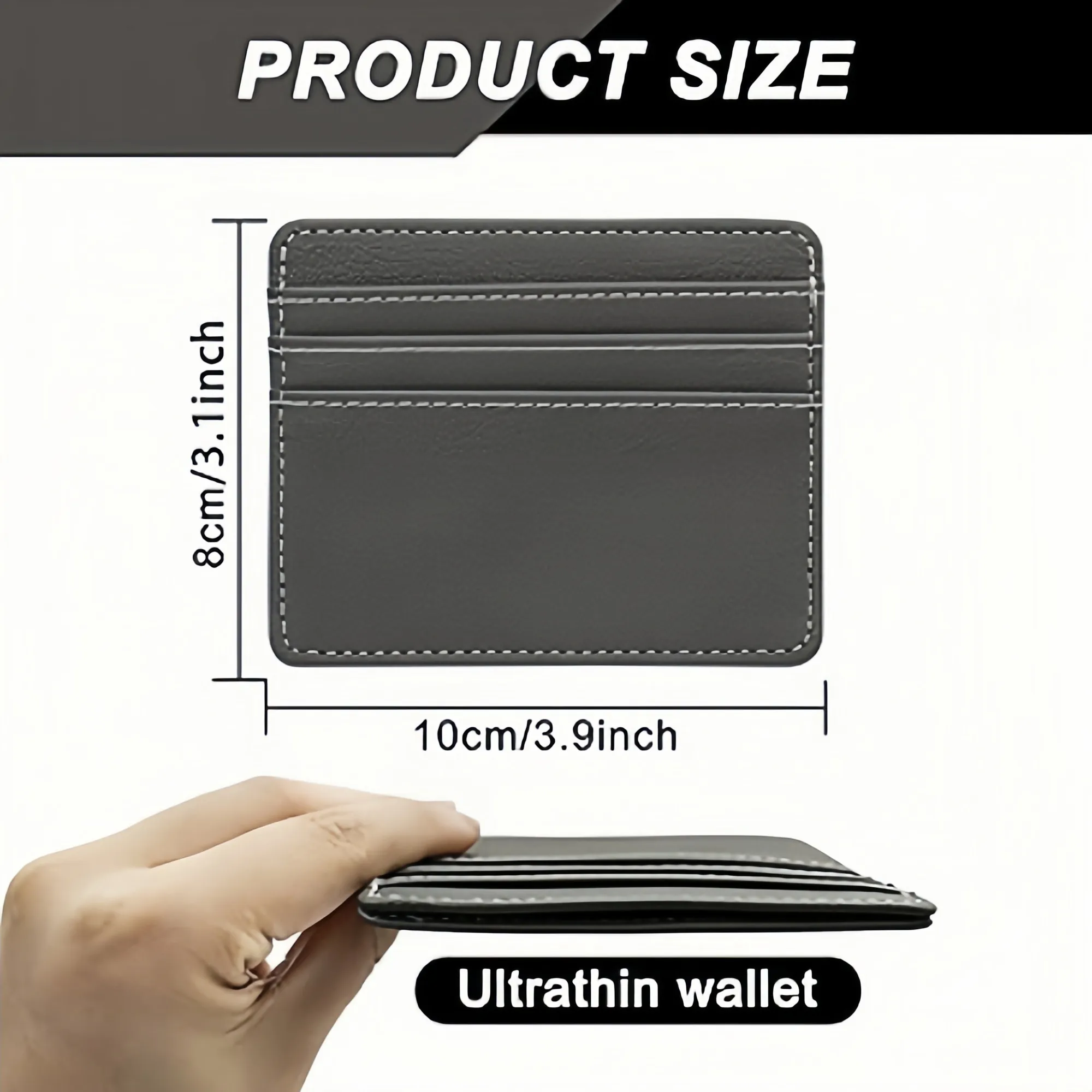 This stylish card holder combines durability and functionali 3