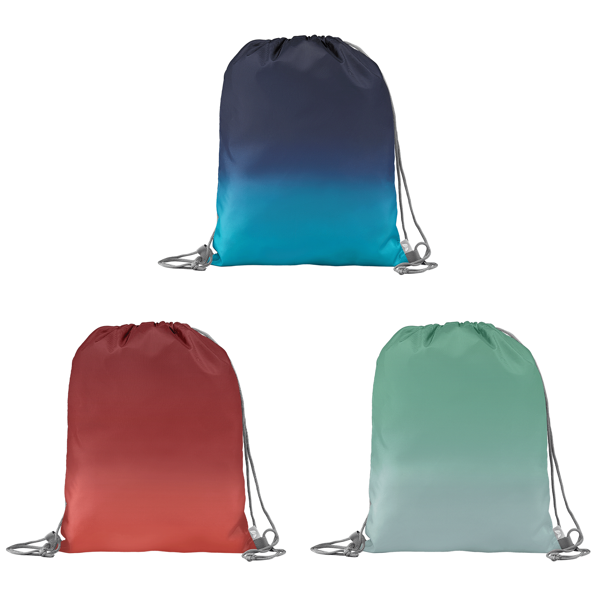 Vilda 210D Polyester Ombre Drawstring Bag  - 6L 7