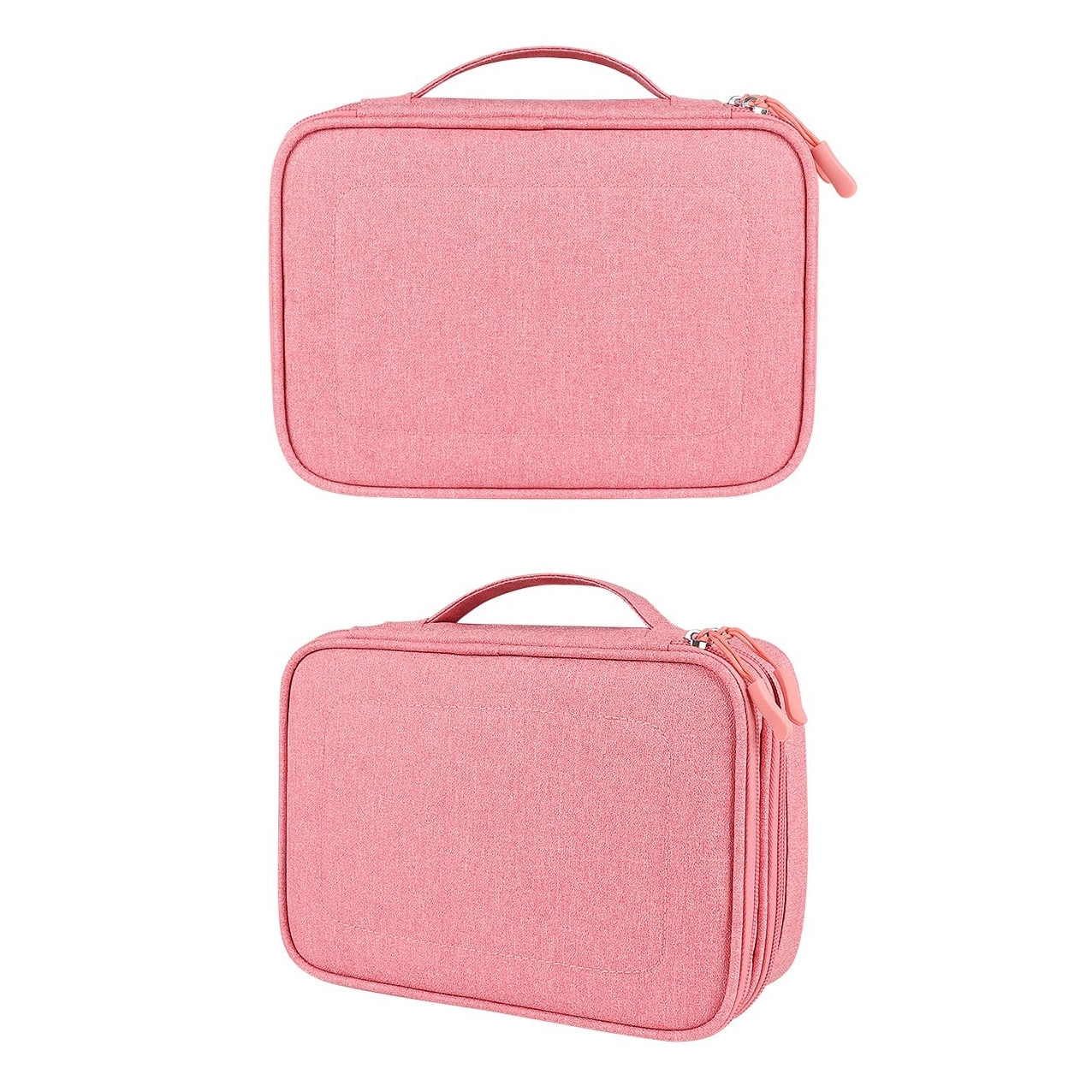 Dual Layers Travel Gear/ / Tech Accessories Organizer Bag 15