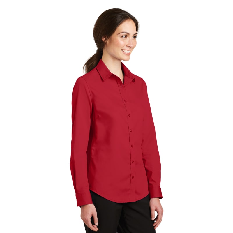 Port Authority Ladies SuperPro Twill Shirt. 26