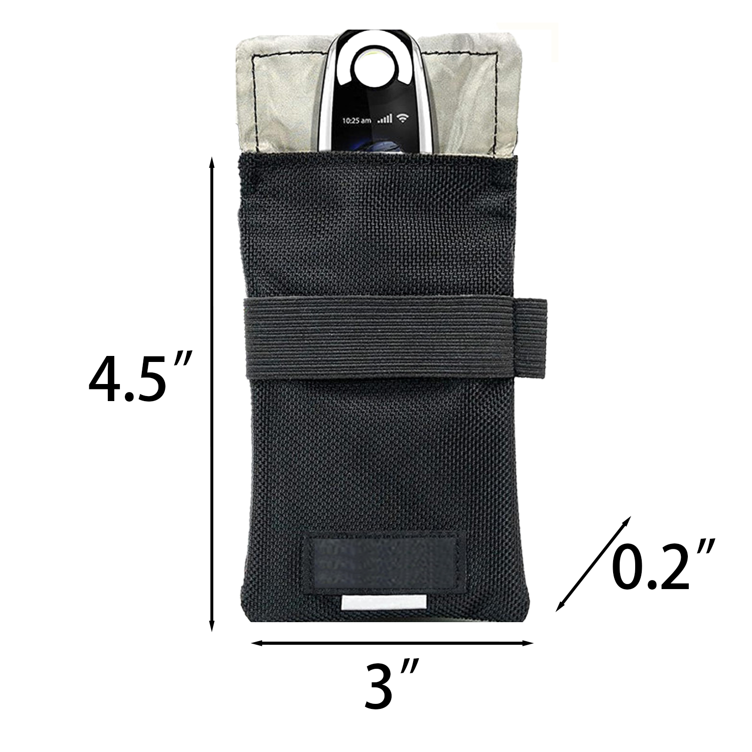 RFID Car Key Signal Blocking Anti-Theft Faraday Pouch 2