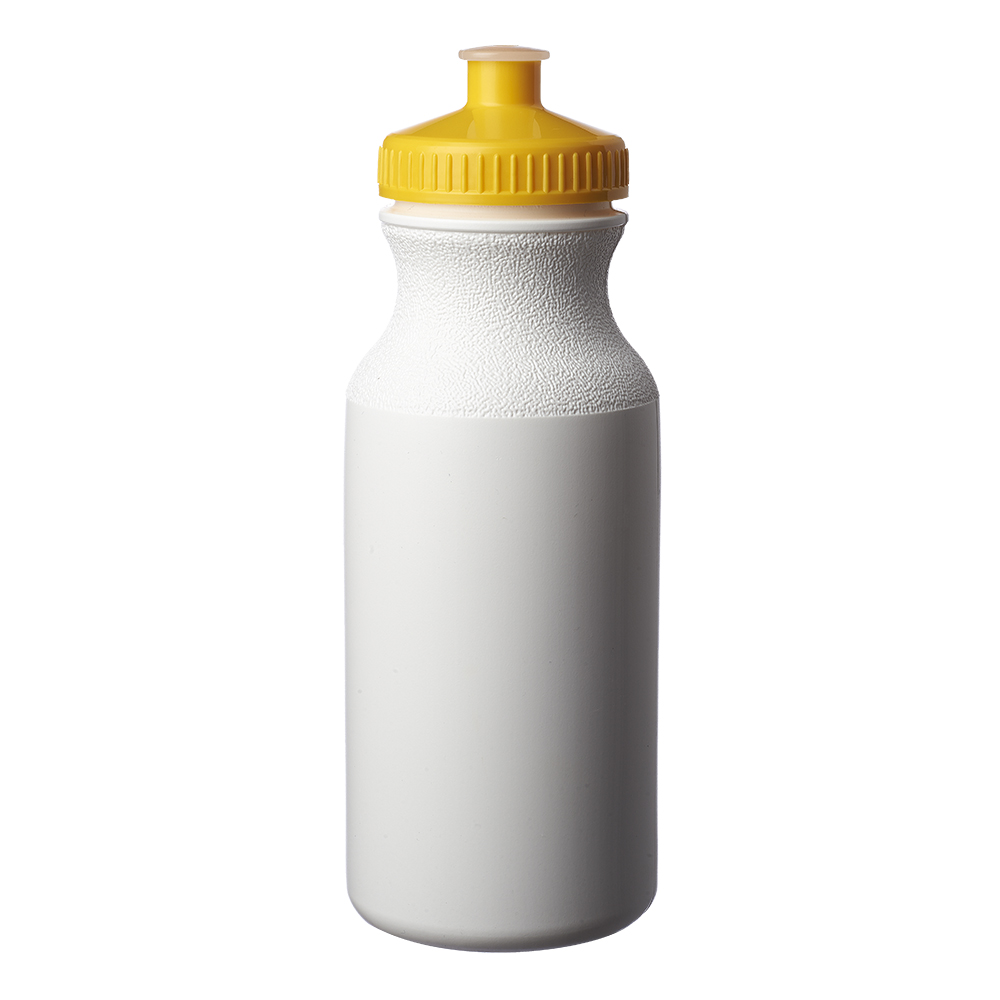 20 oz. White Water Bottles with Push Cap 31