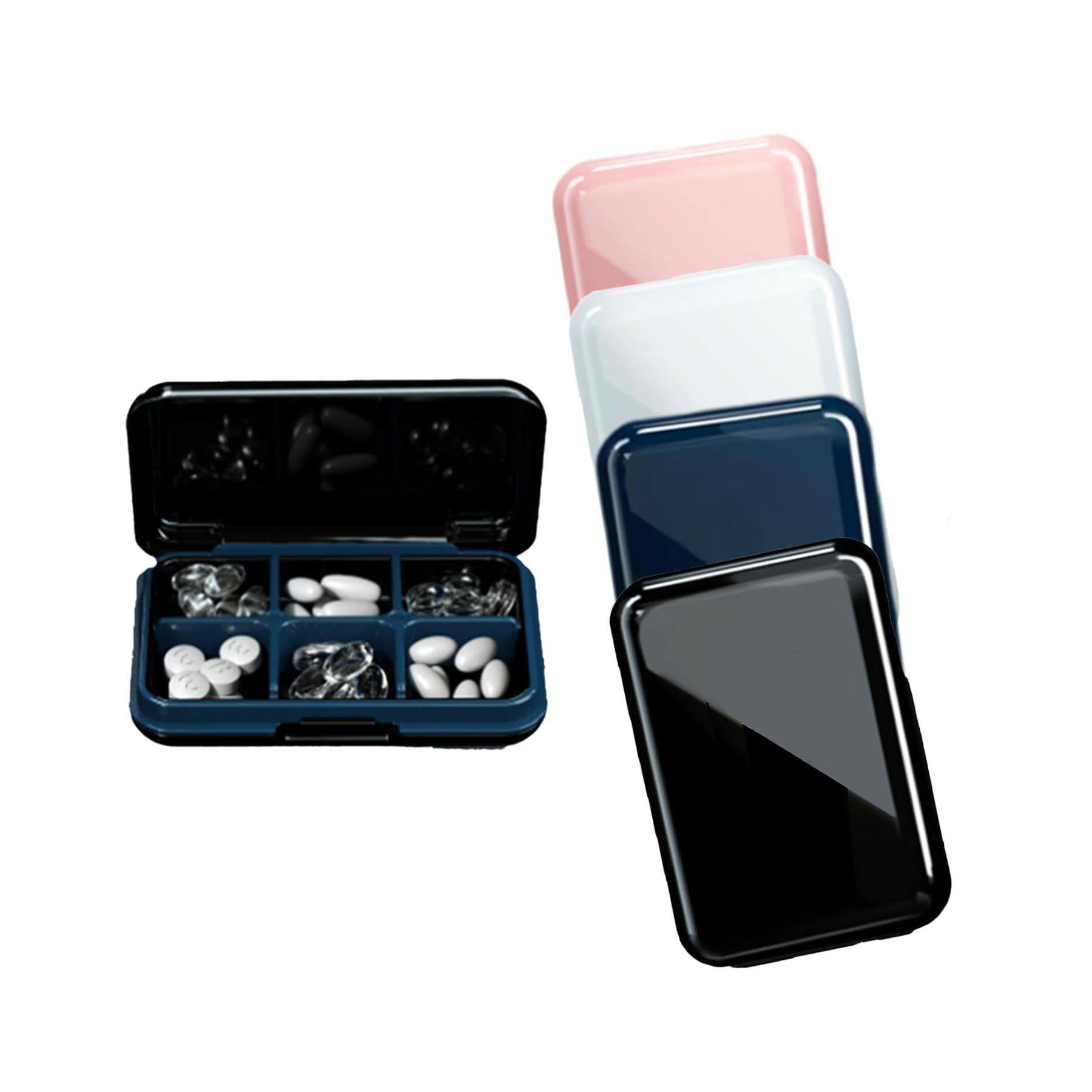Travel Pill Organizer Medication Case 5