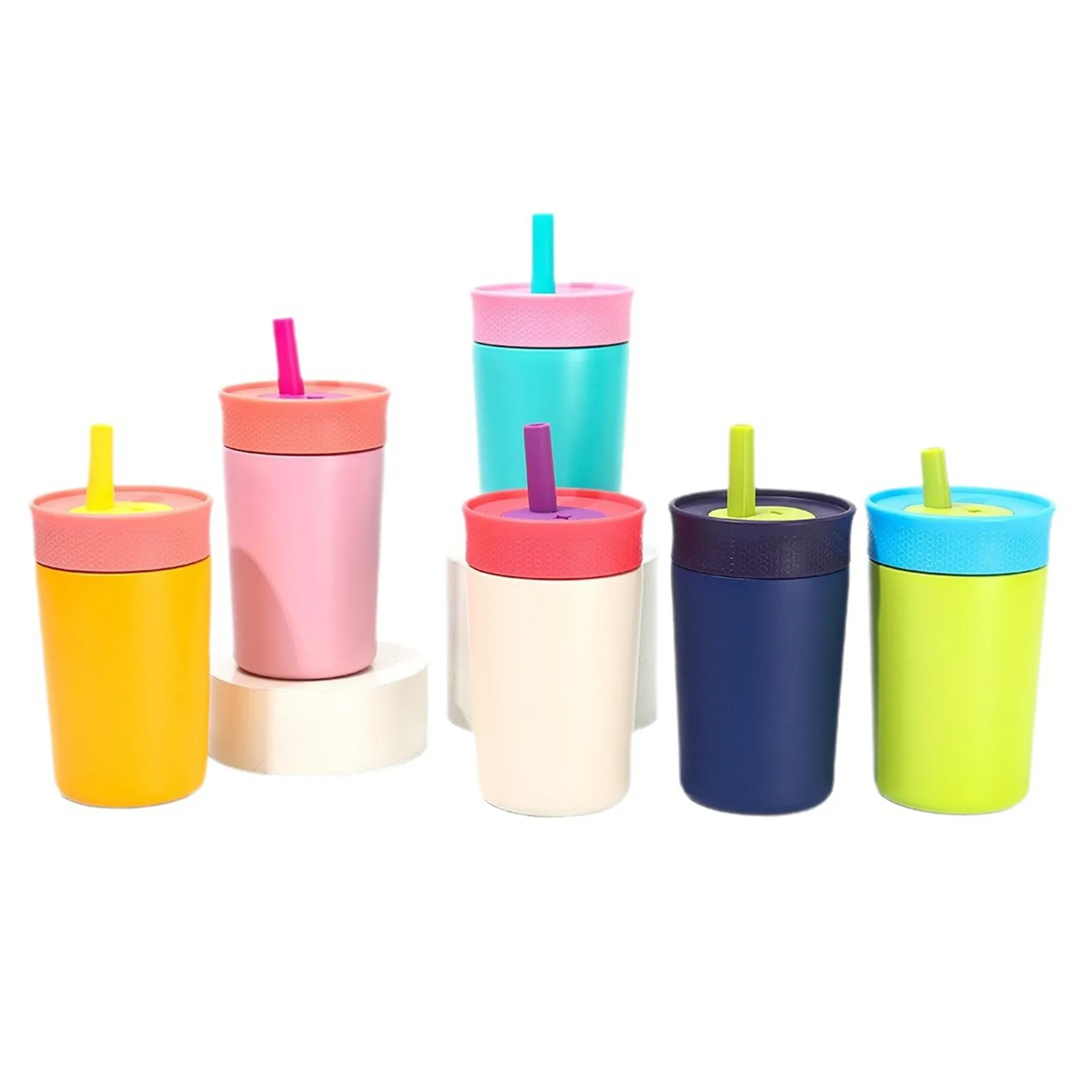 12 Oz. Stainless Steel Kid Vacuum Water Tumbler with Straw 5