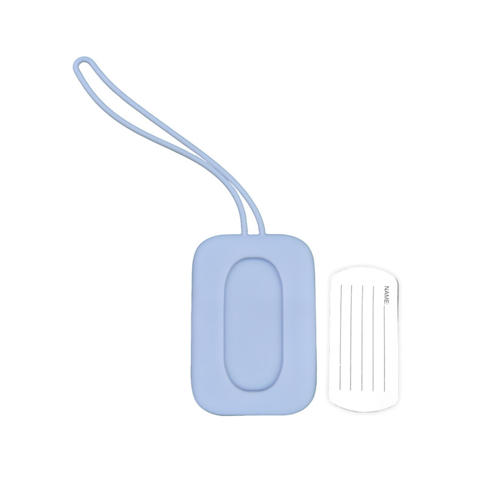 Rectangular Travel Identification Label Elastic Polymer 2