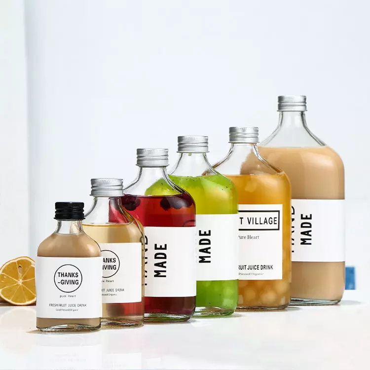 Flat Flask / Glass Bottle 2