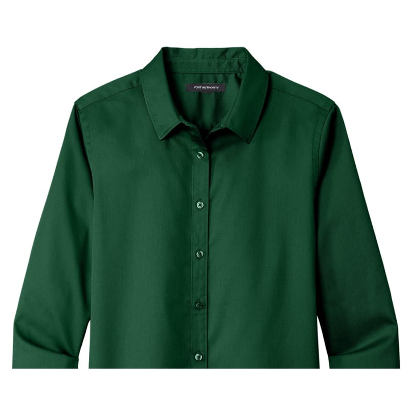 Port Authority Ladies Long Sleeve SuperPro React Twill Shirt. 69