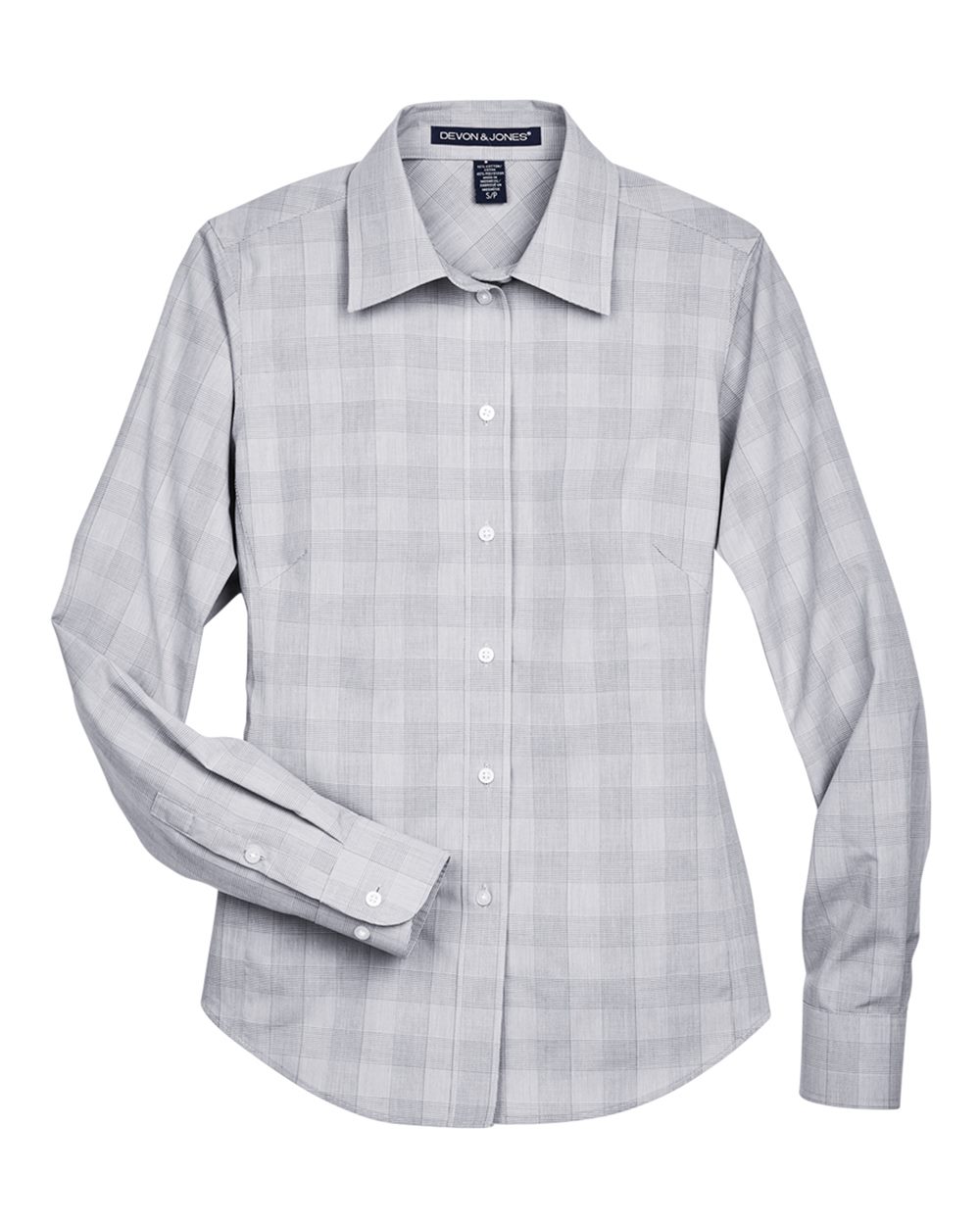Women's Crown Collection® Glen Plaid Woven Dress Shirt - DG520W 4