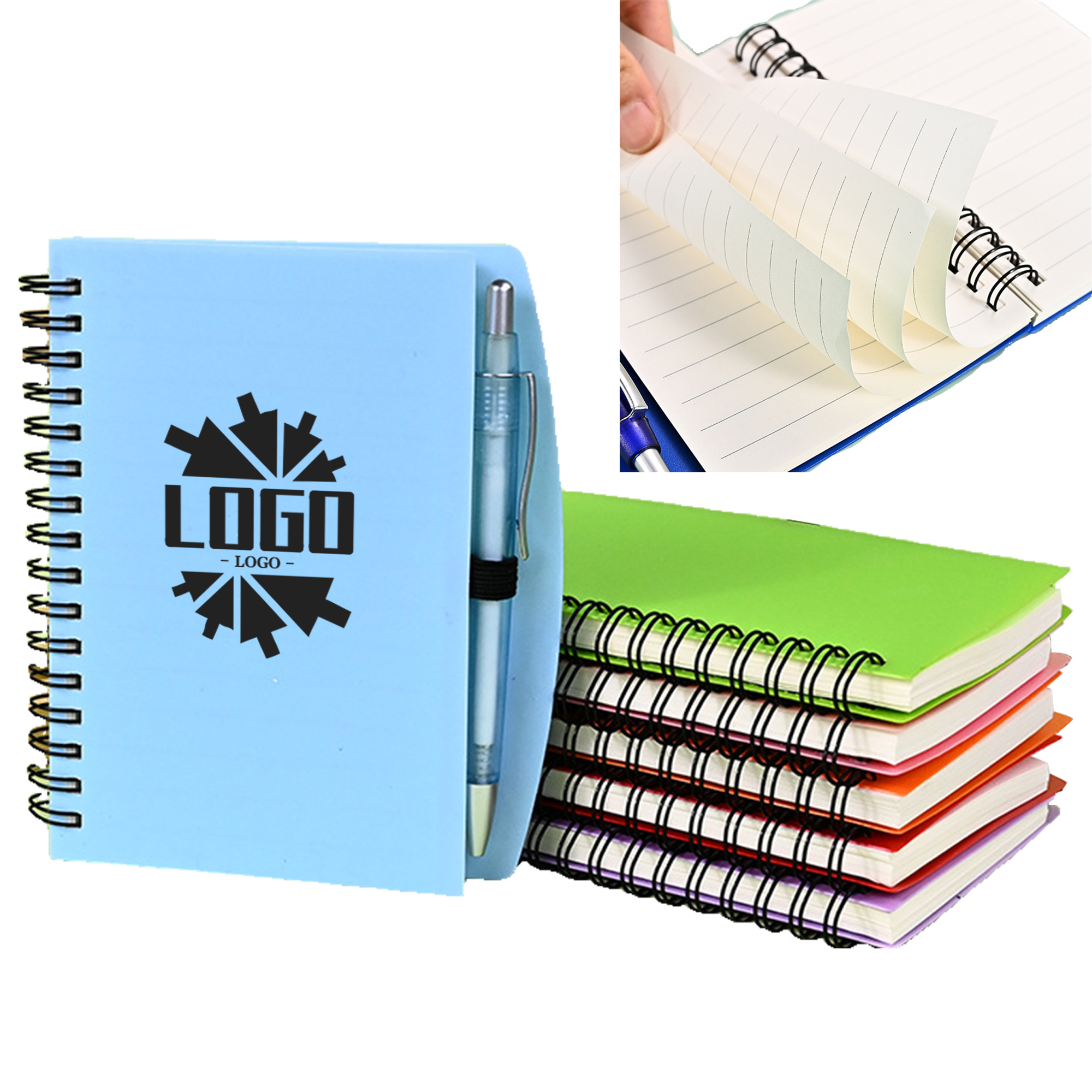 A5 Spiral Journal With Pen Loop And Hard Cover 2