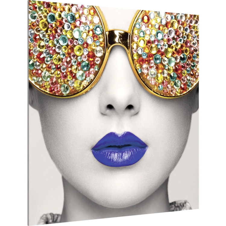 Vector Frame Edge Square S-04 Fabric Poster Display 1