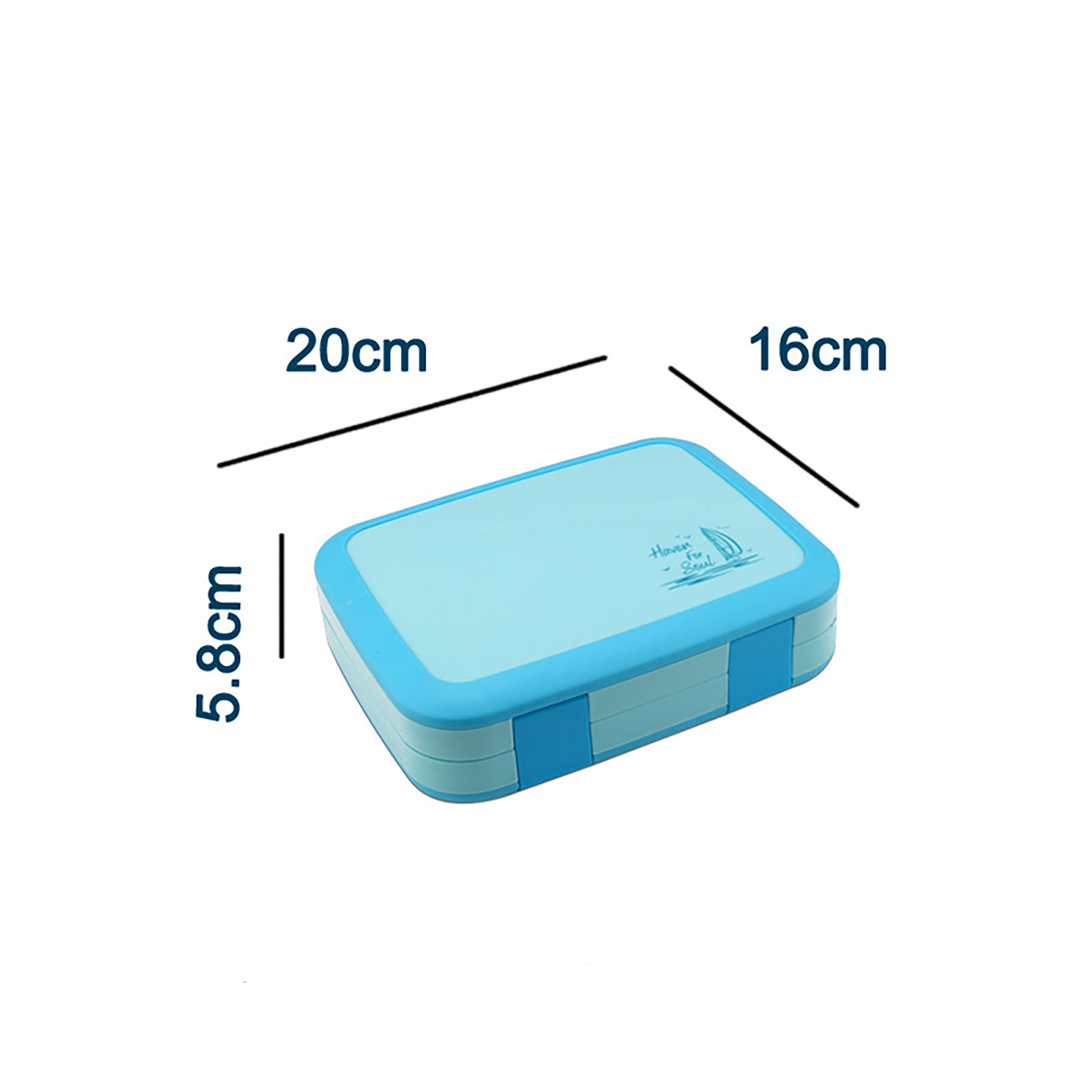 Lunch Box with 5 Compartments for Kids and Adults 4