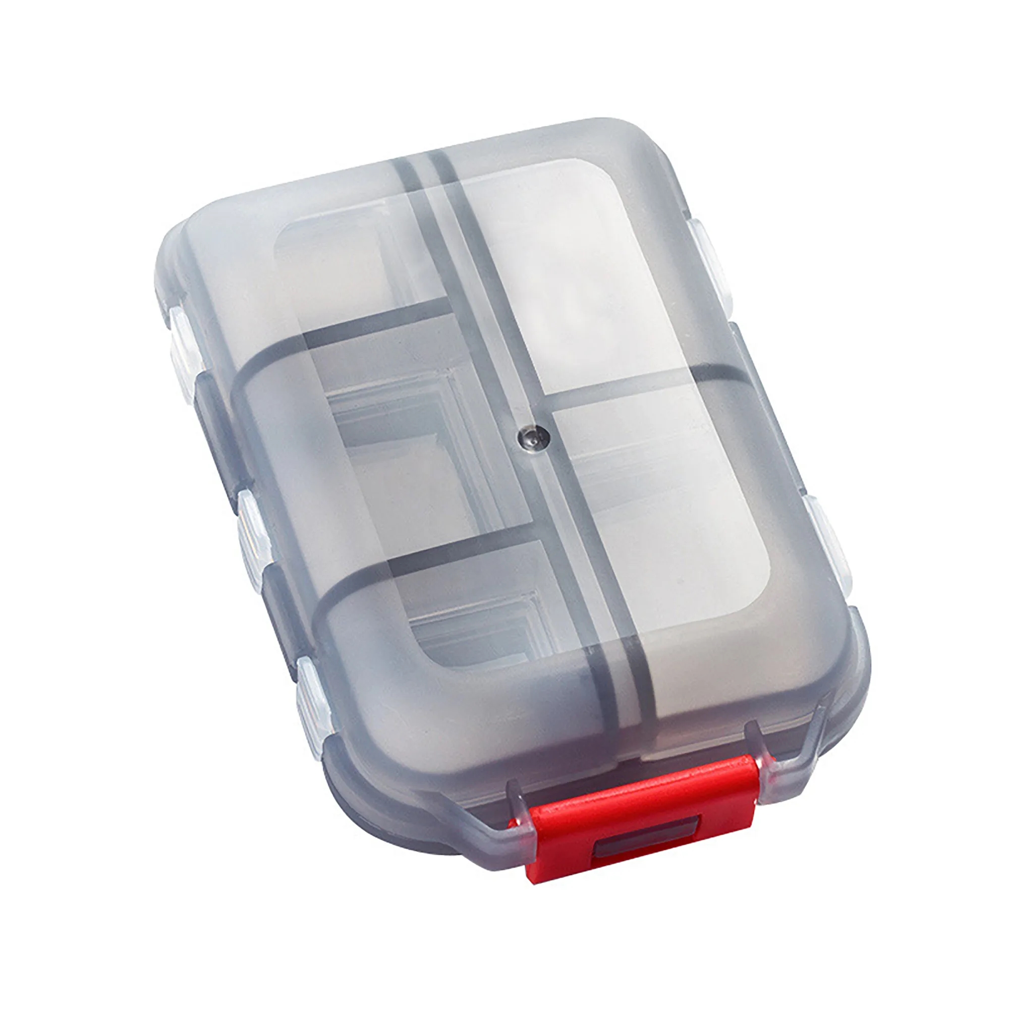Travel Pill Organizer with Individual Moisture Lids 1