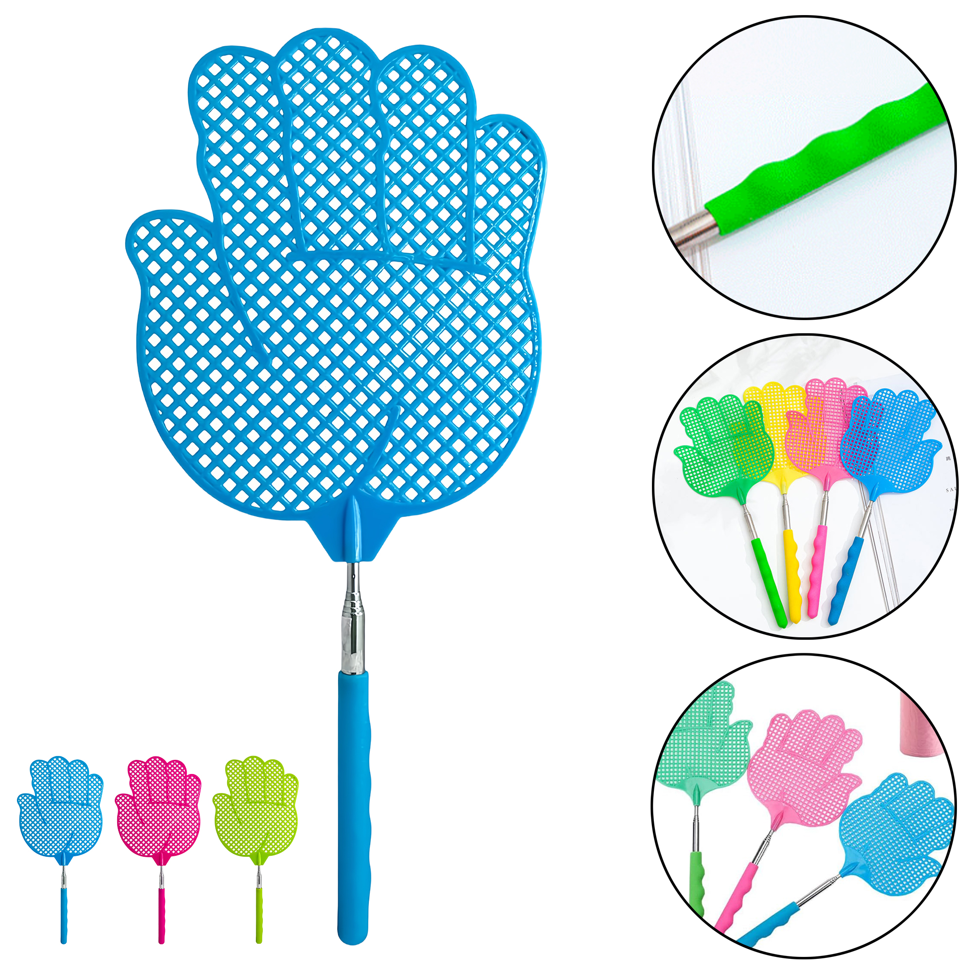 Extendable Plastic Fly Swatter for Summer 4