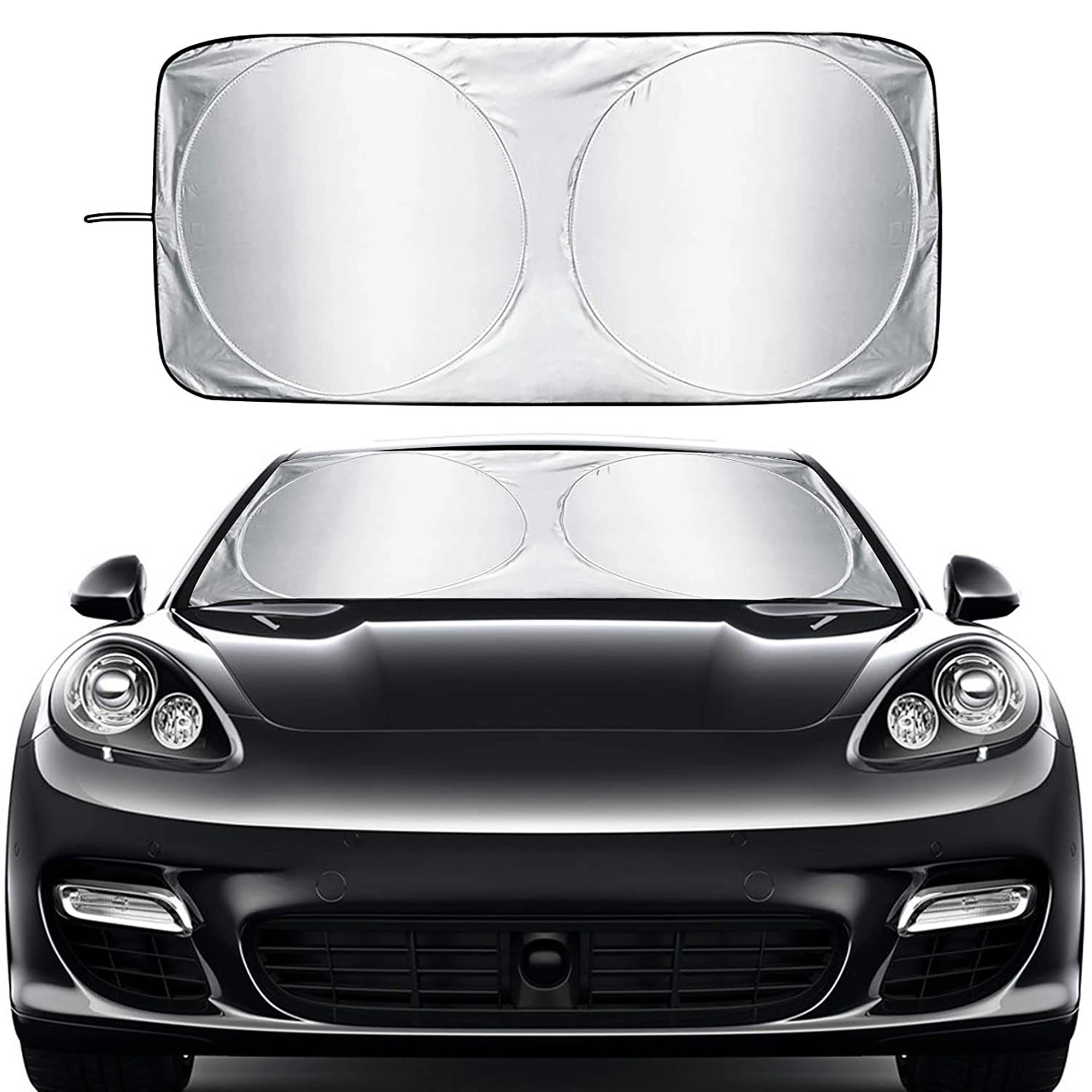 MOQ 50pcs 28" x 59" Car Folding Front Windshield Sunshade 5