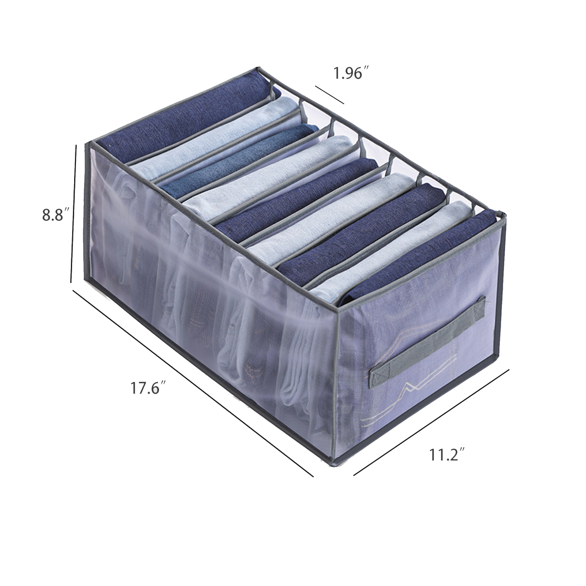 Wardrobe Clothes Organizer 7 Grids 4