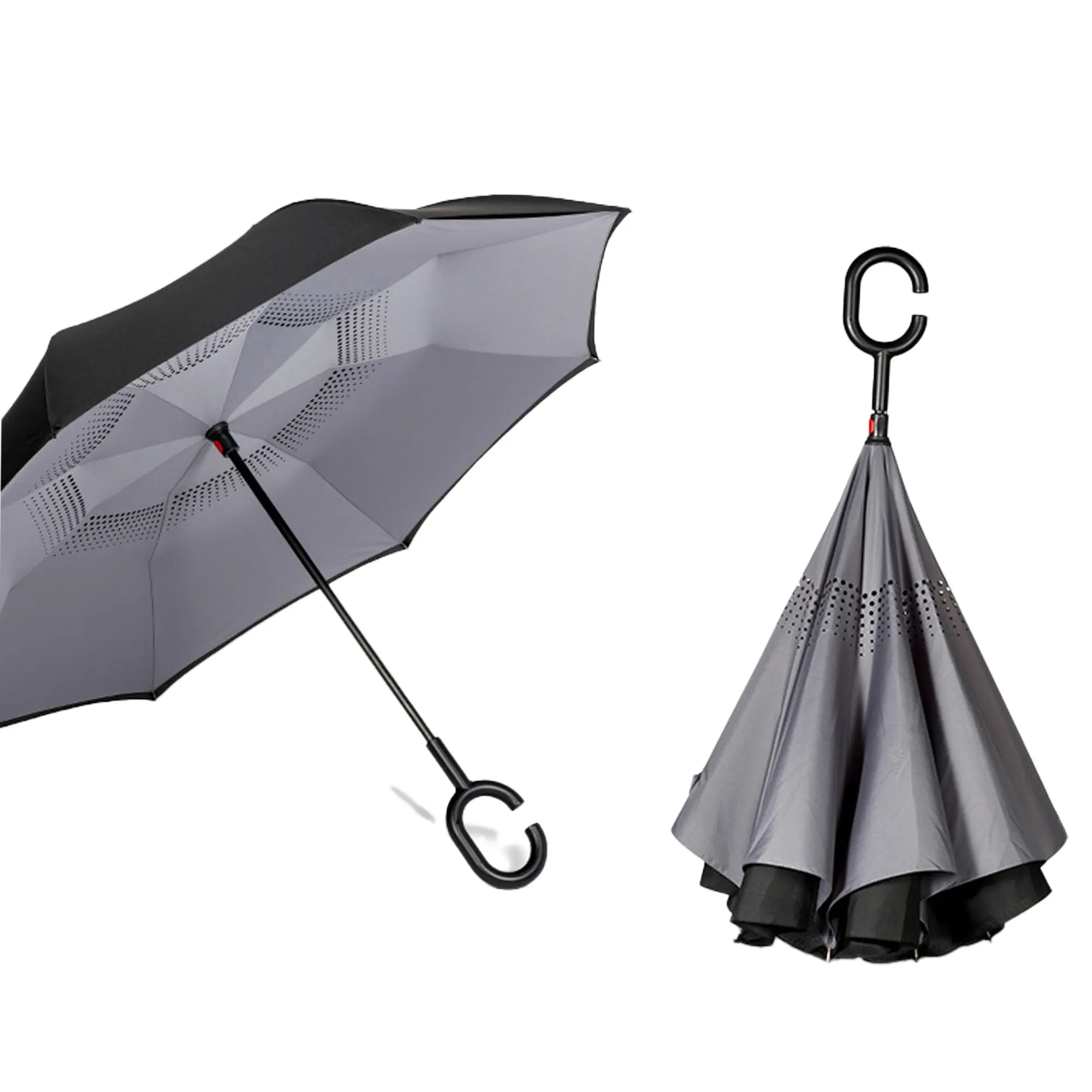 Deluxe Double Layer Inverted Reverse Umbrella 7