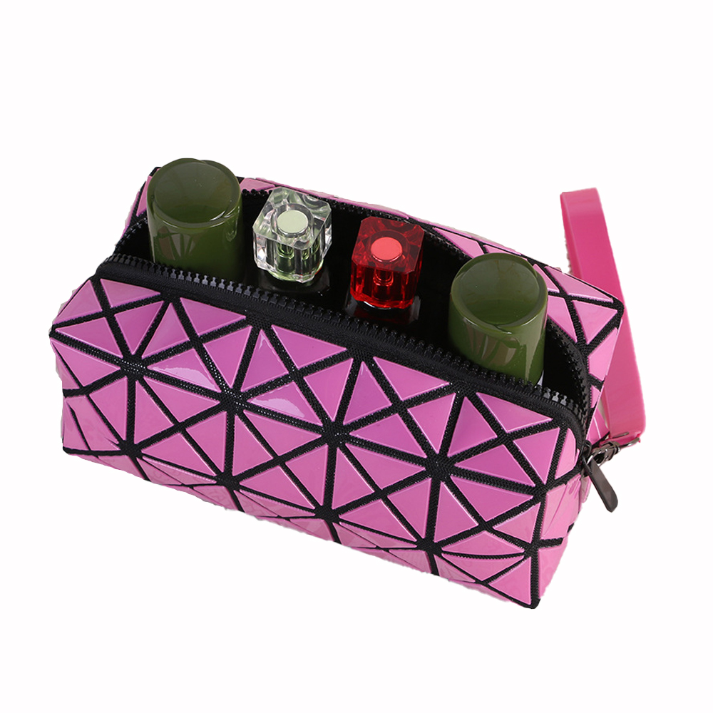 Geometric Diamond Folding Makeup Bag 3