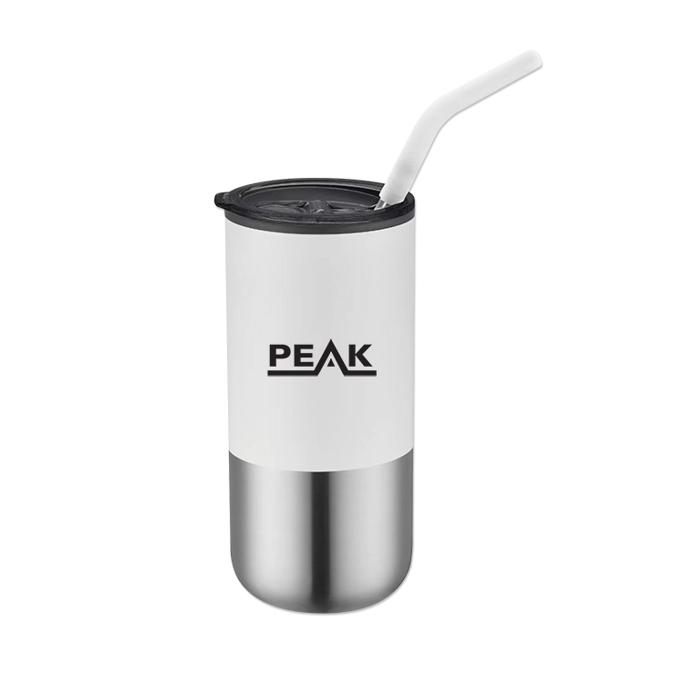 16 Oz. Double Wall Tumbler with Straw 2