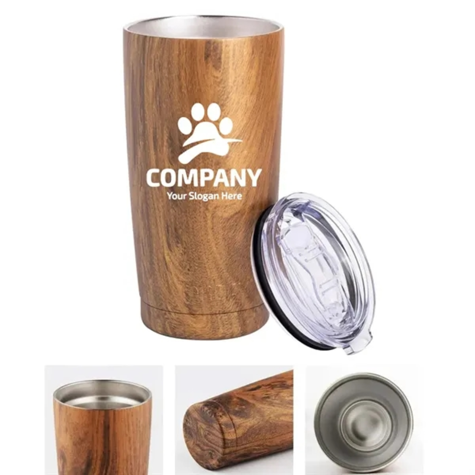 20oz Wood Coffee Tumbler
2