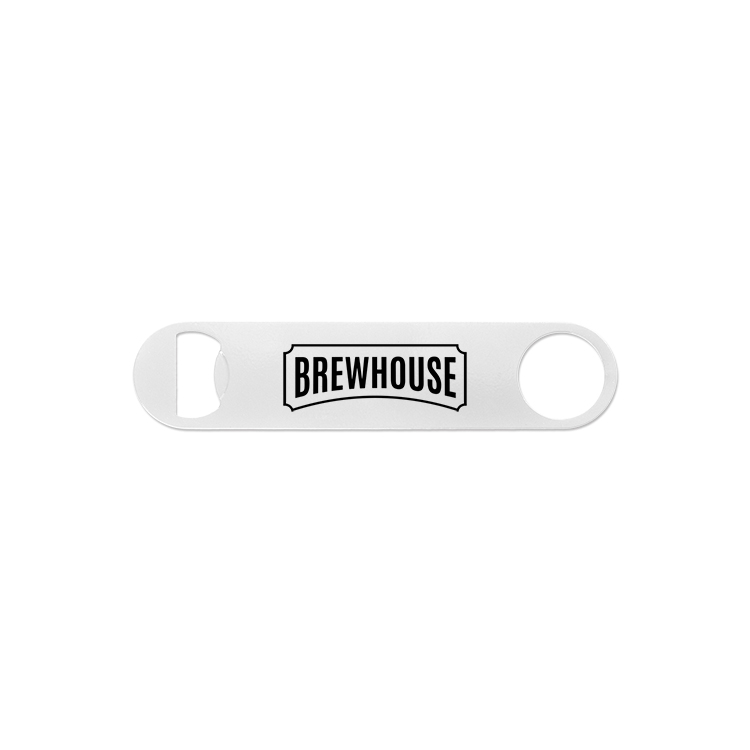 Paddle Style Powder Coated Steel Bottle Opener 1