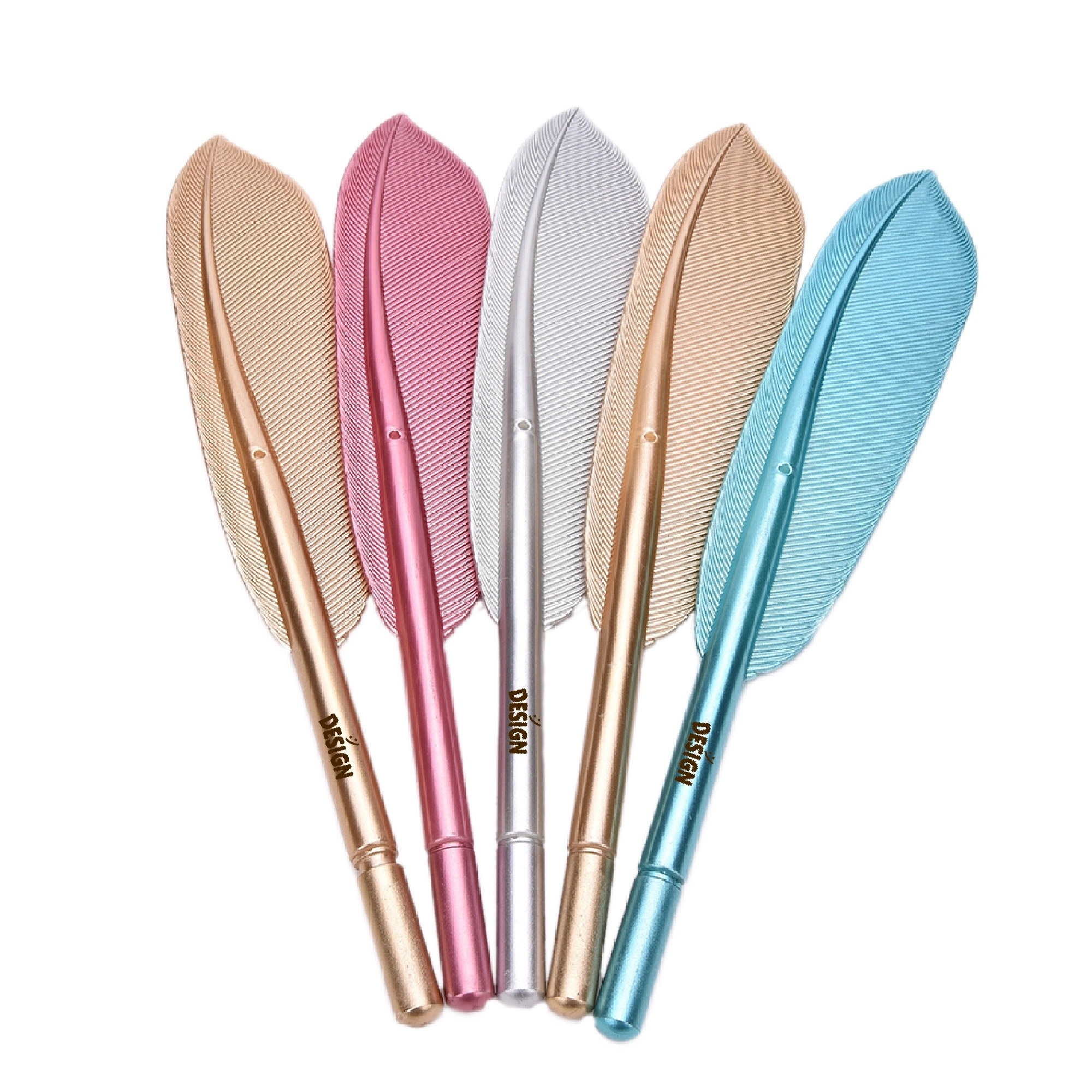 Feather Ballpoint Ink Pens MOQ 50PCS