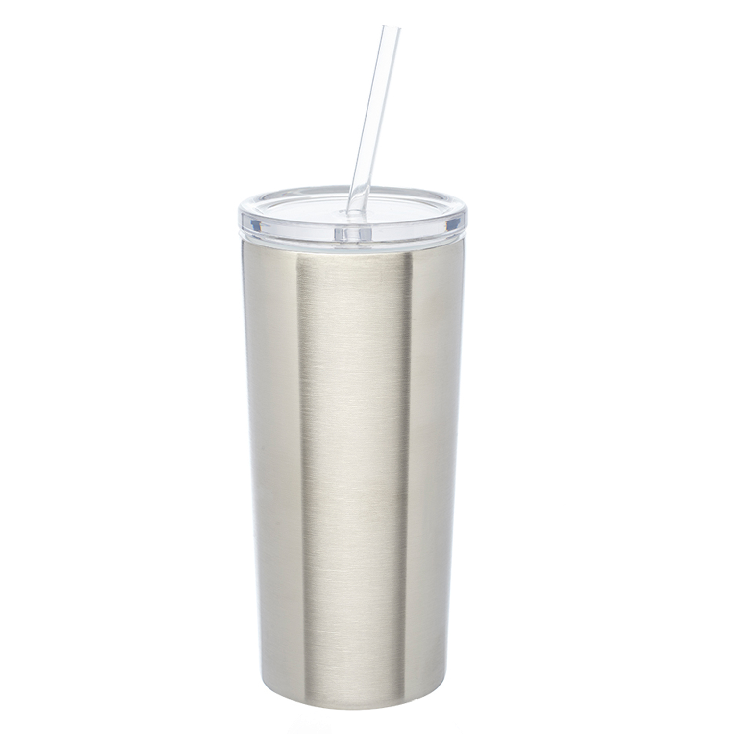 Stainless Steel Tumbler with Straw, 16 oz. 5