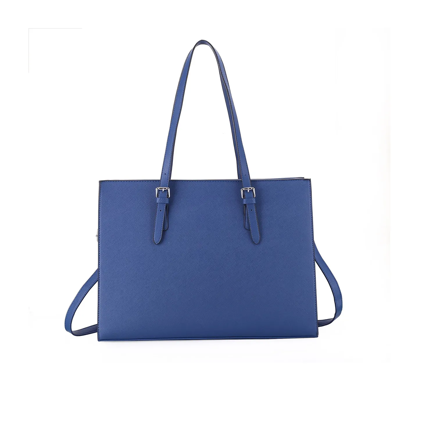 15.6 Inch Laptop Waterproof Leather Tote Bag 6
