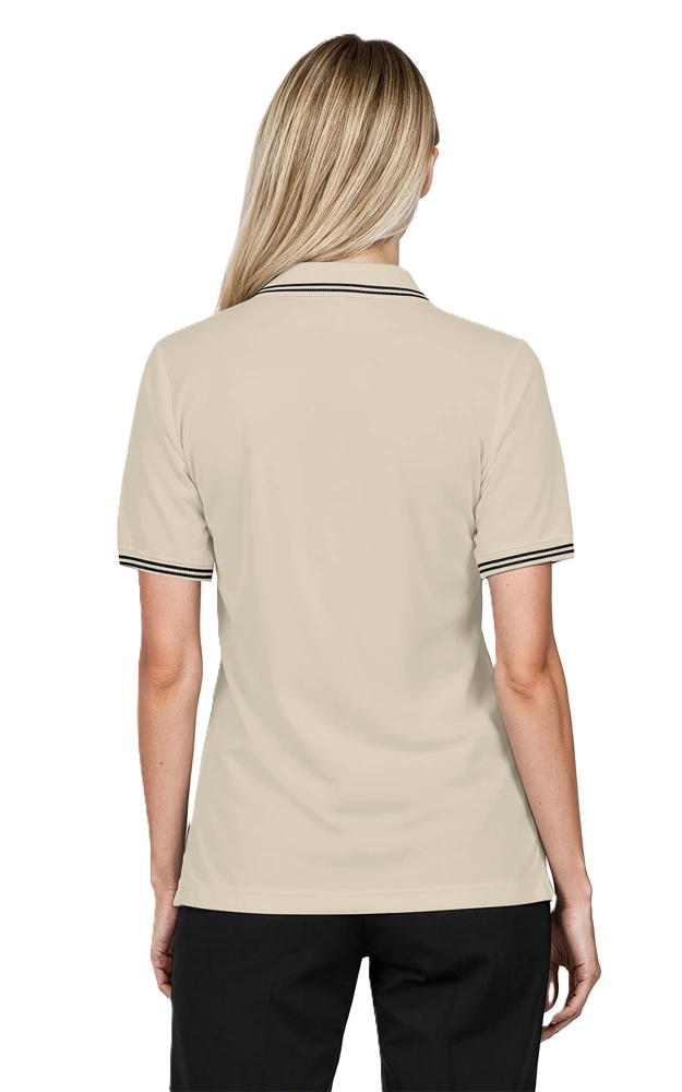 Ladies' Superblend Tipped Pique Polo 43