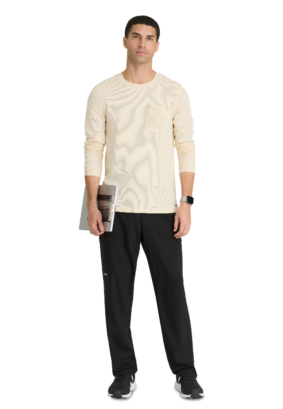 Grey's Anatomy Evolve Stretch - Men's One-Pocket Nomad Waffle Knit Top 8