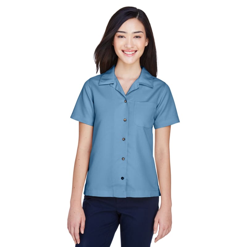 UltraClub Ladies' Cabana Breeze Camp Shirt 2