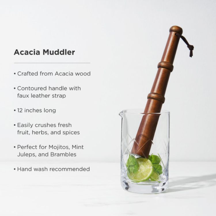 Viski® 12" Acacia Muddler 6