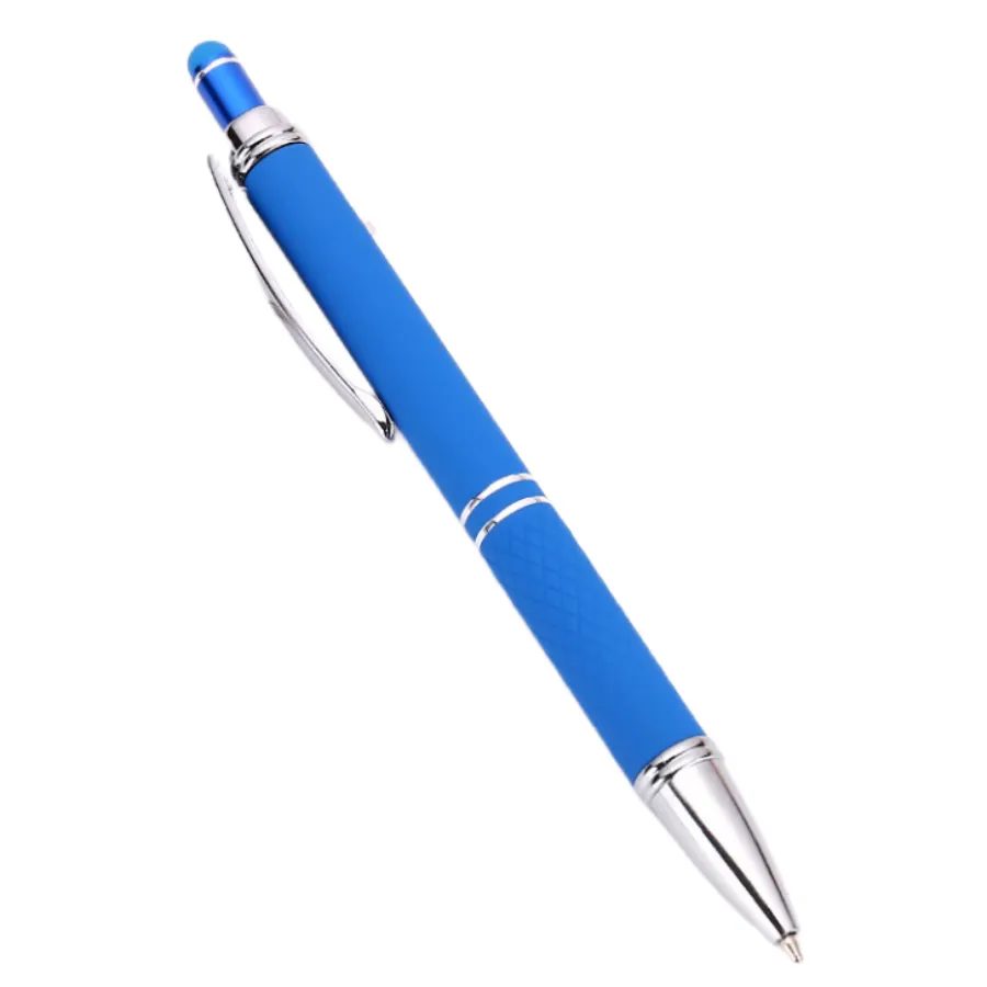Soft Touch Metal Press Ballpoint Pen 4