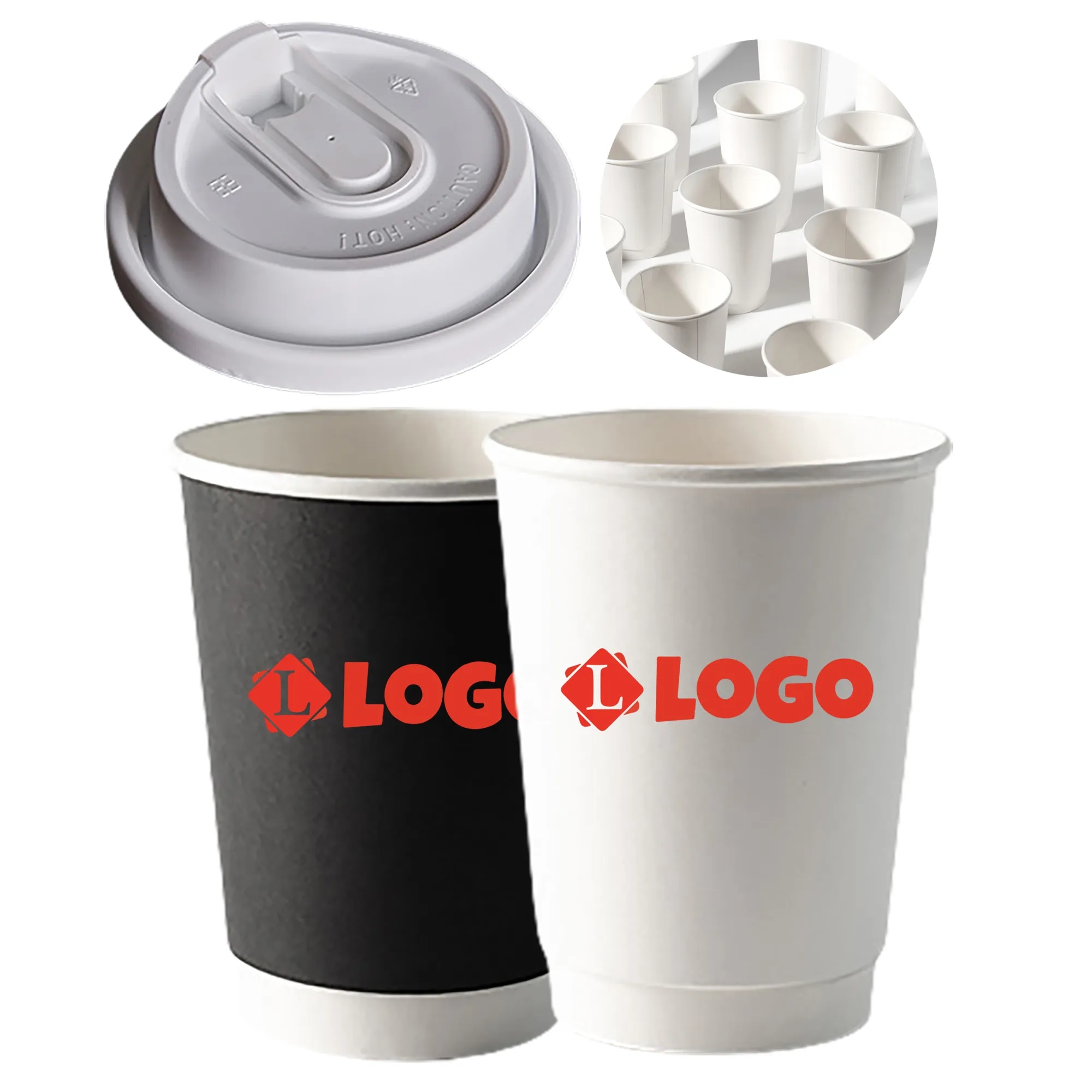 Custom Coffee Cup With Lid