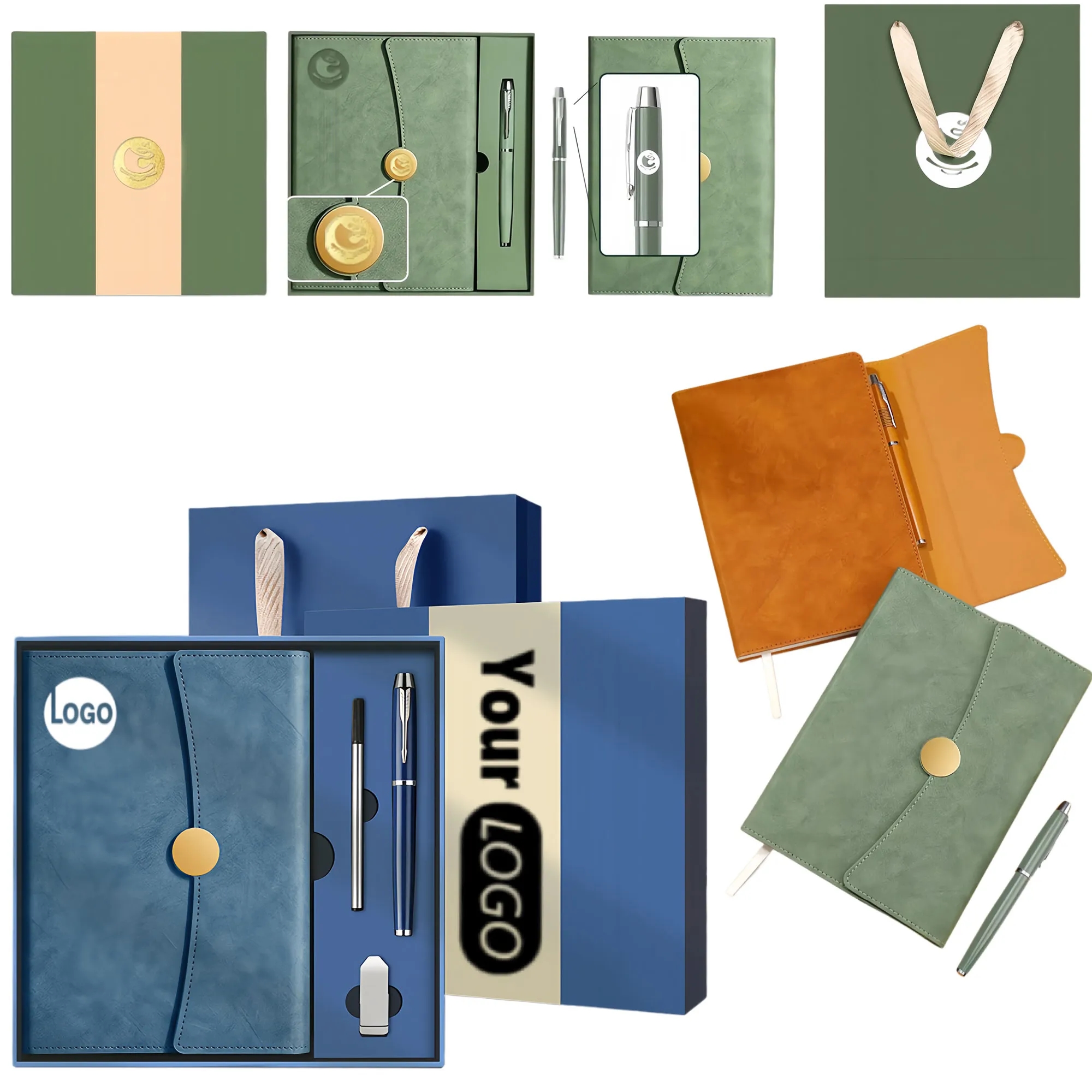 Elegant Custom A5 Notebook Corporate Gift Set