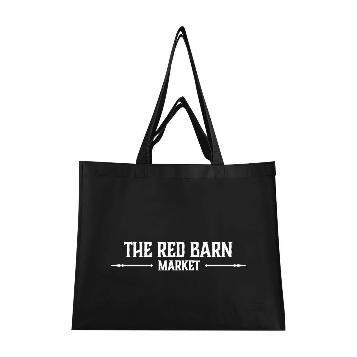 Matte Laminated Recycled Non-Woven Dual Handle Shopper Tote Bag 2