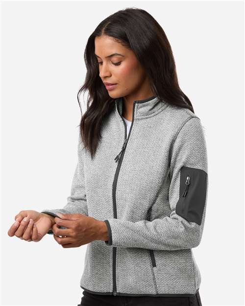Women's Jasper Jacquard Full-Zip Fleece Jacket - NE730W 31