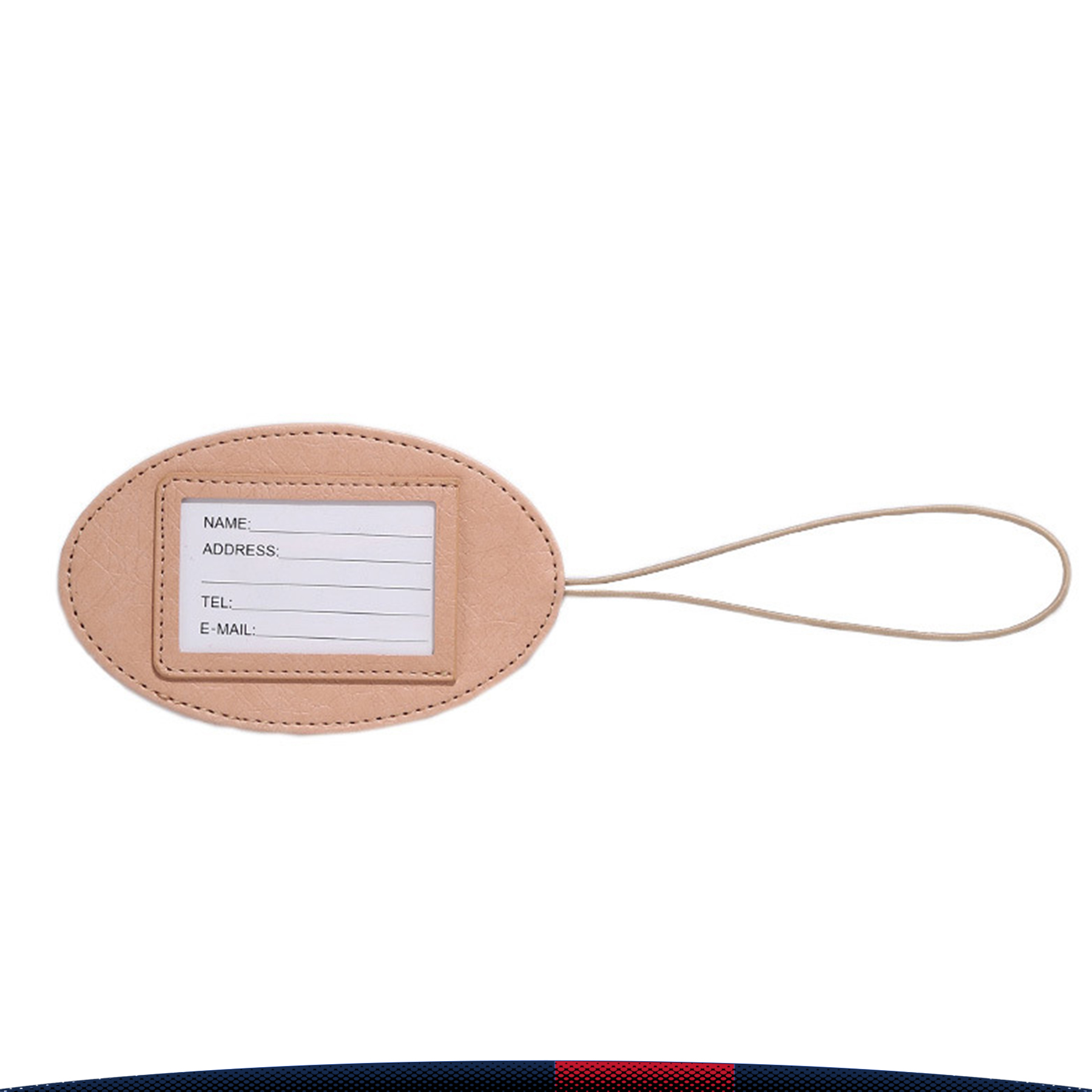 PU Oval Luggage Tag 6