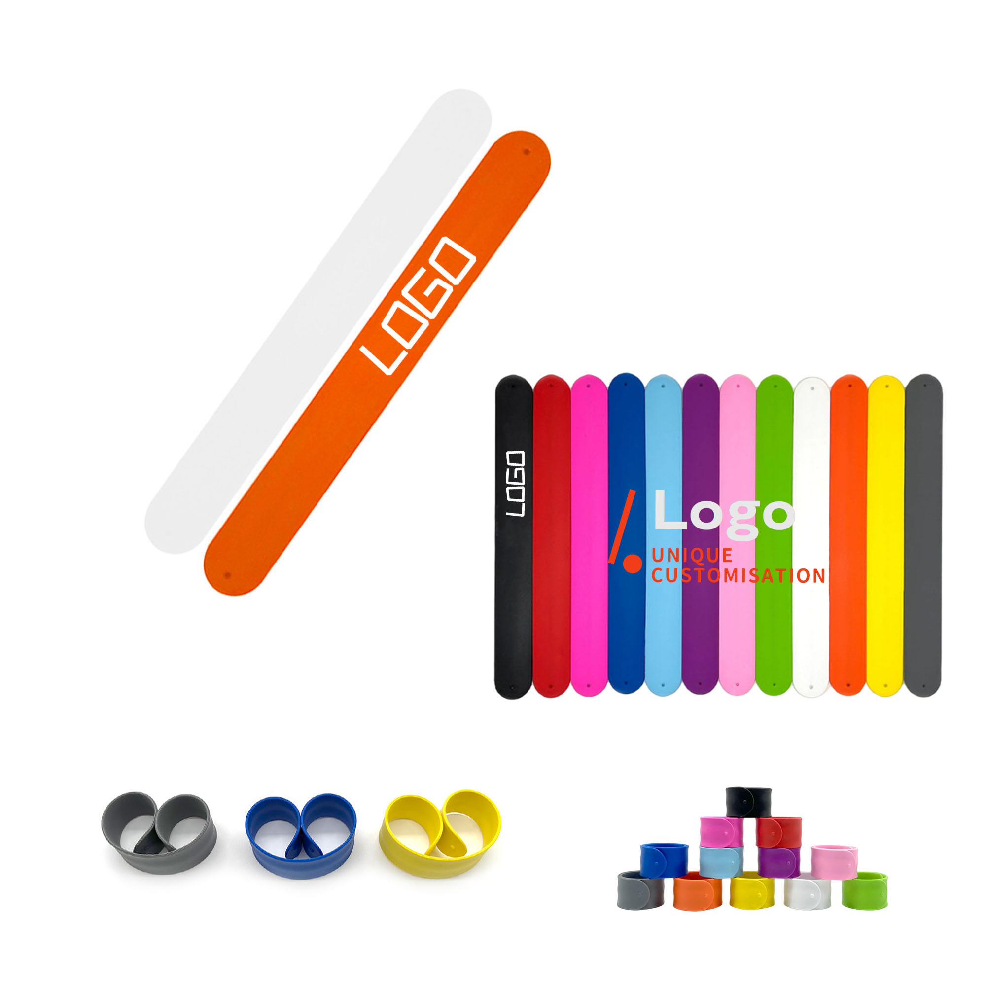 Silicone Slap Bracelets 2