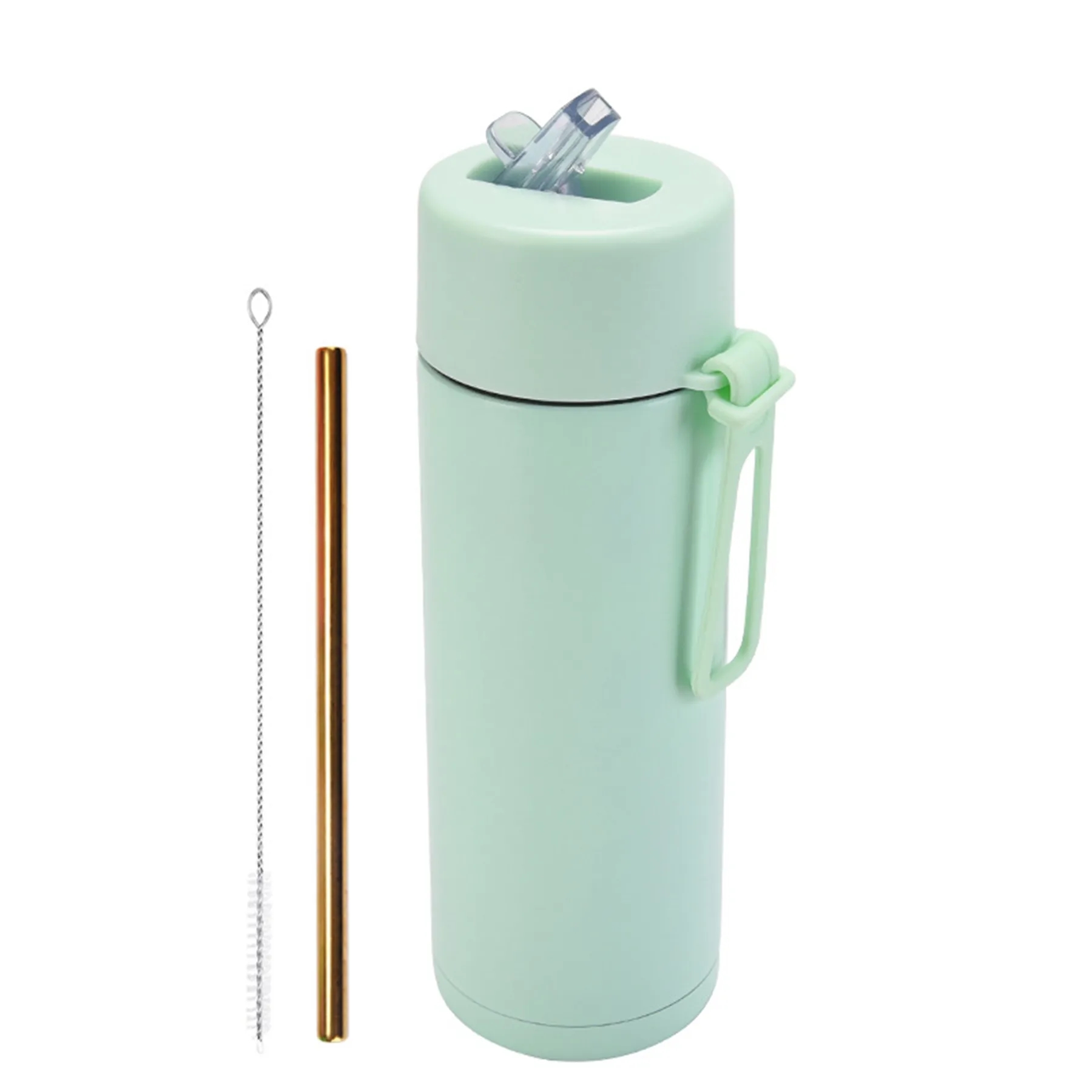 22 Oz. Stainless Steel Straw Cup with Silicone Strap 23