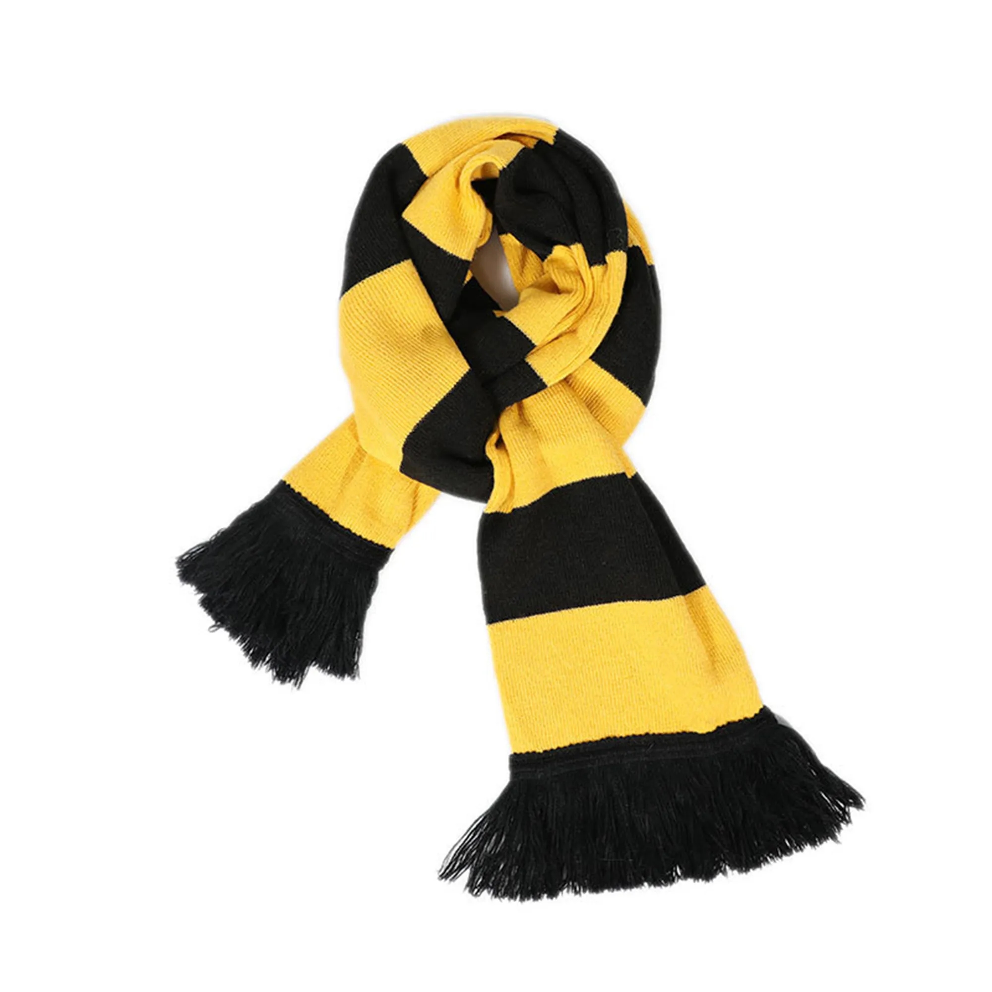 Acrylic Jacquard Knitted Scarf with Fringe 3