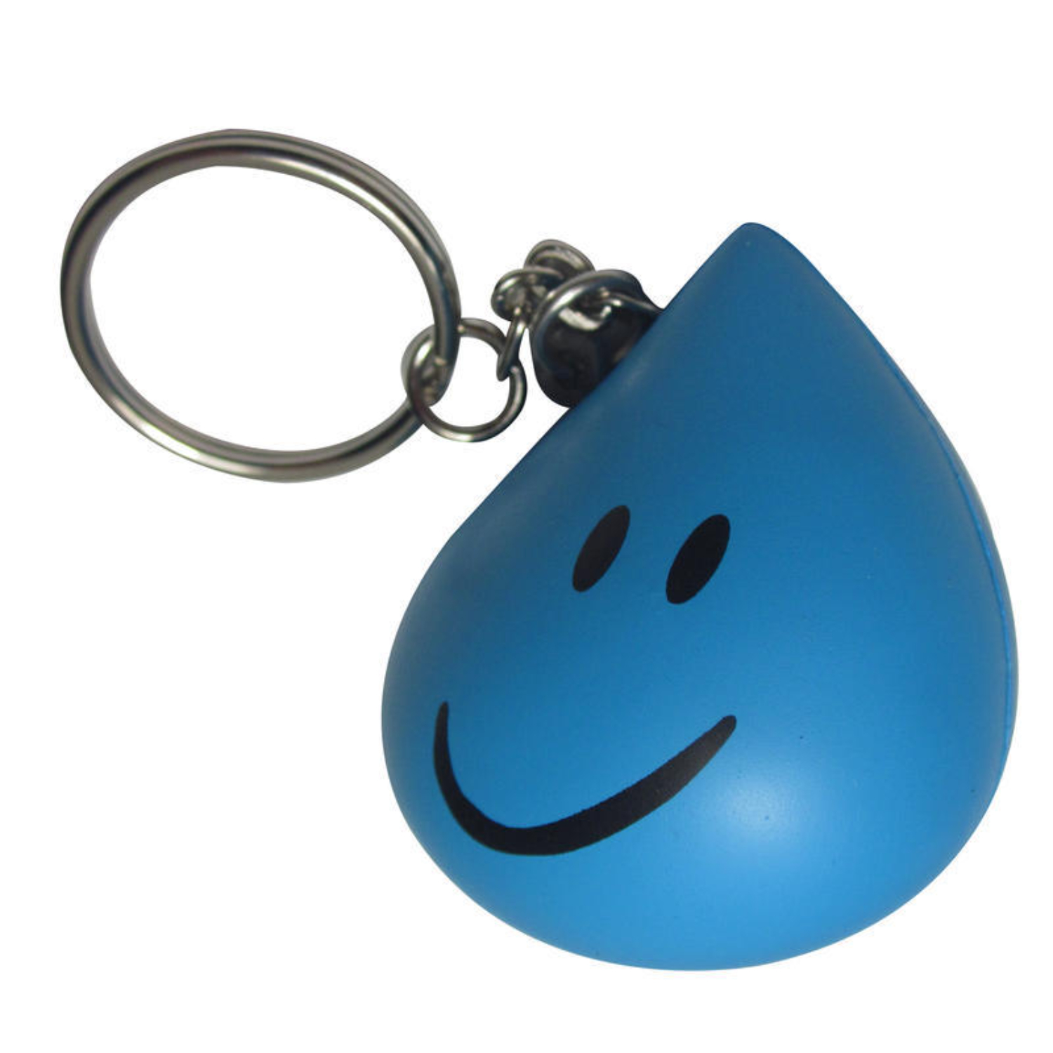 Water Drop Shaped Soft Stress Reliever Keychain 4