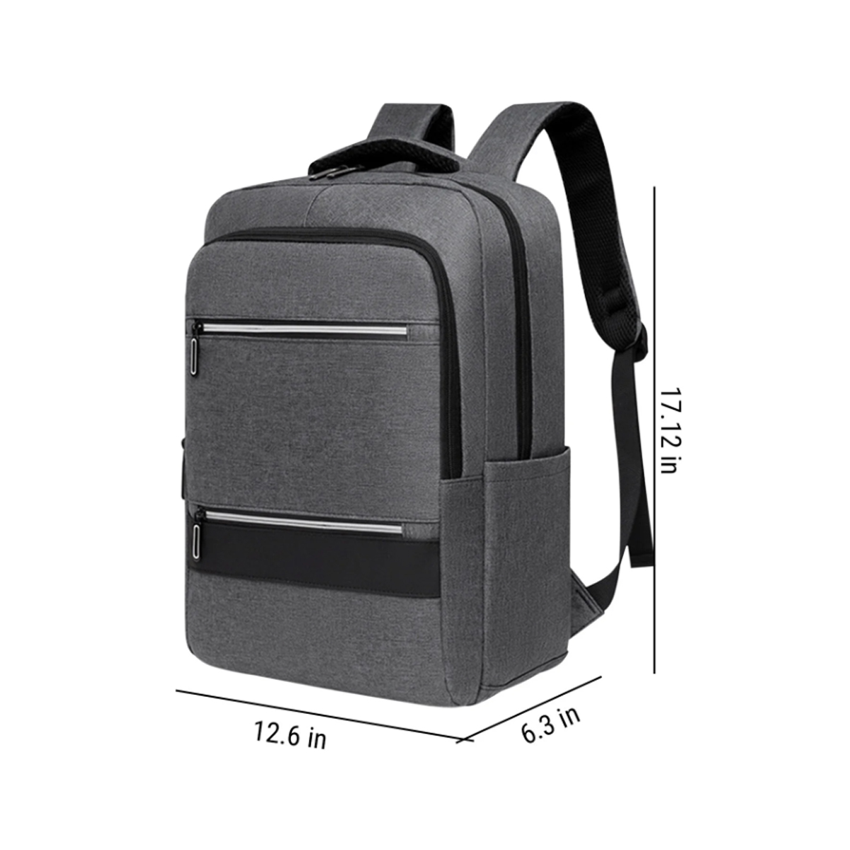 40L Durable Business Backpack W/ Zippered Front Pocket 2