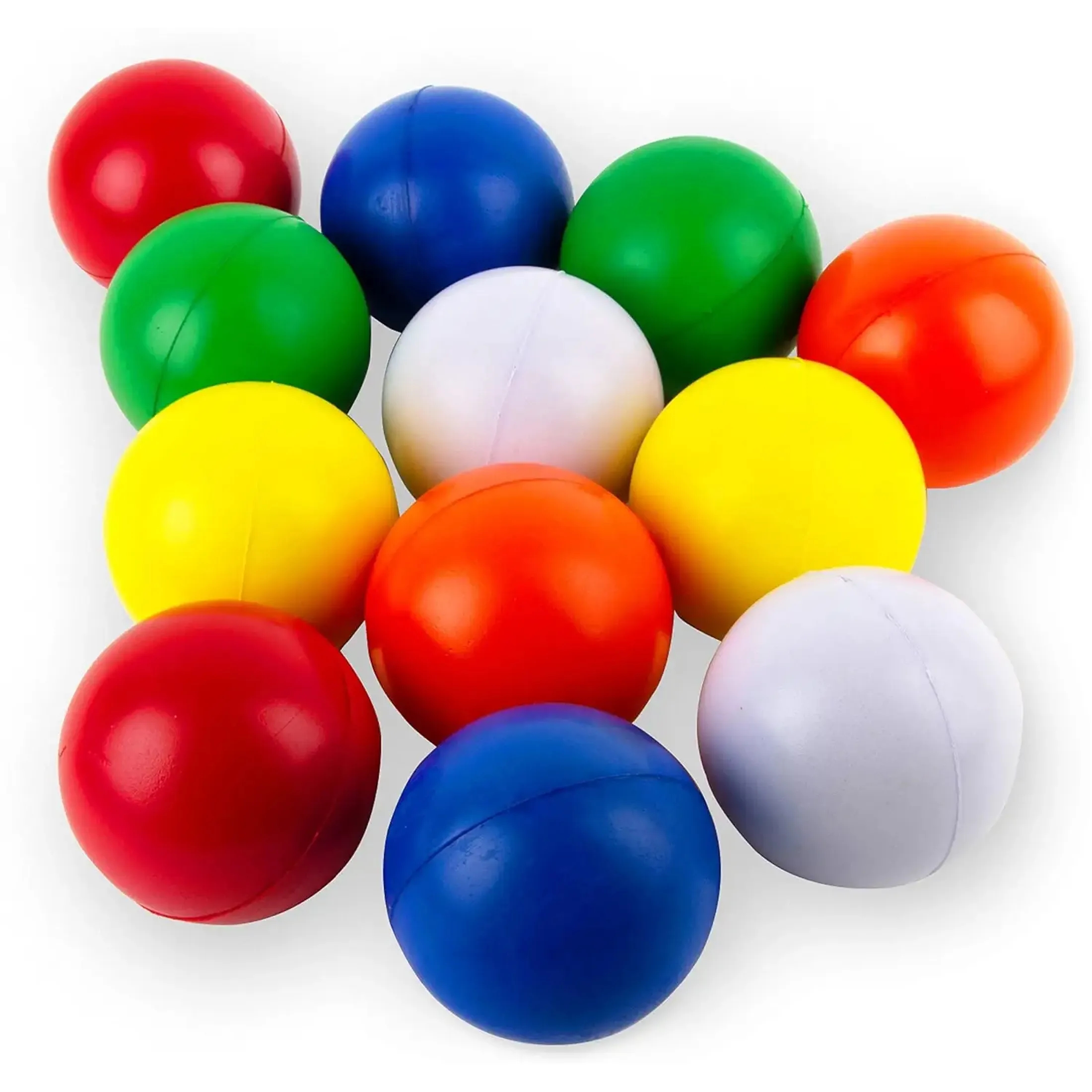 Round Colorful PU Foam Stress Ball 6